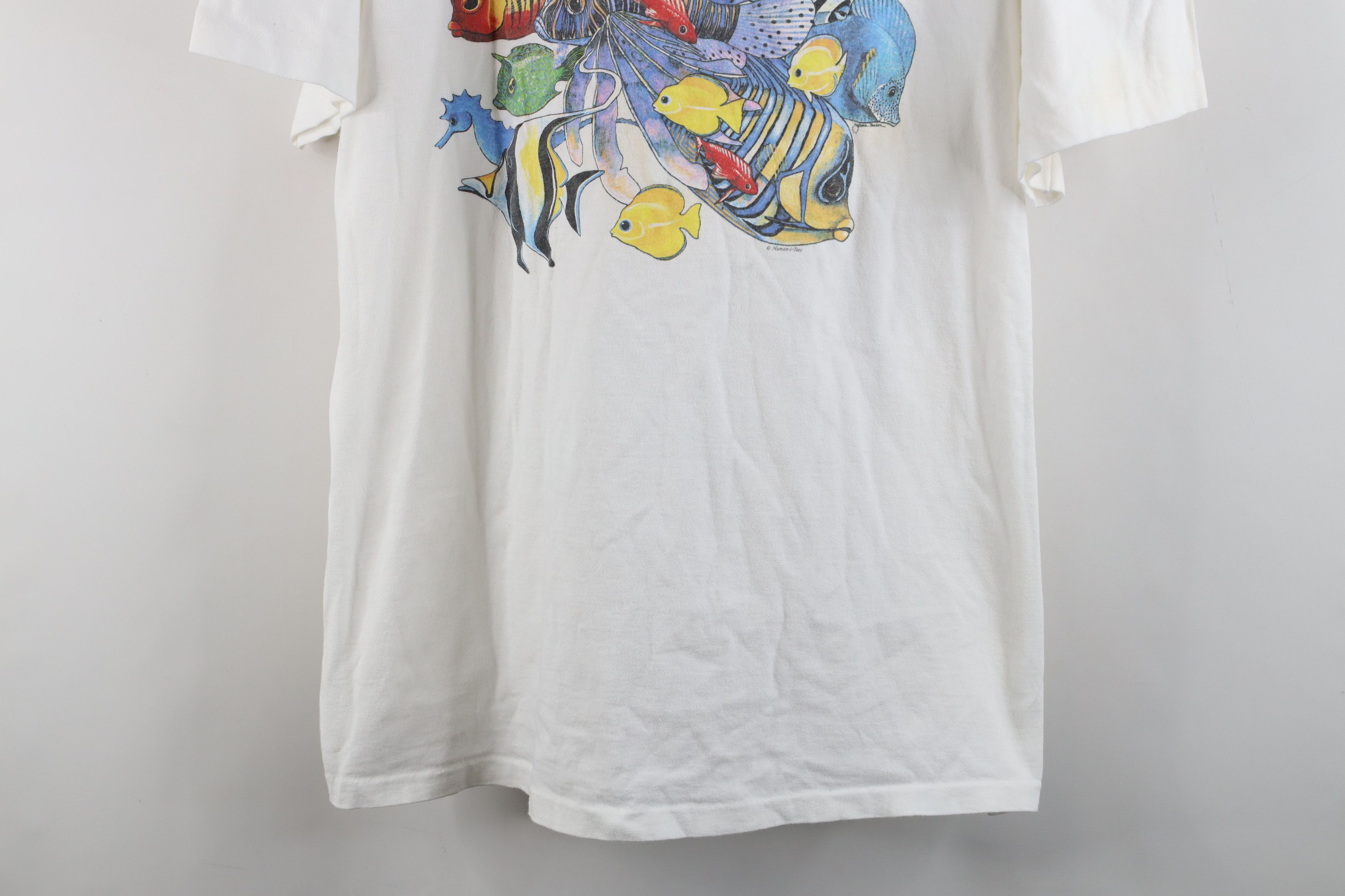 Vintage Vintage 90s Streetwear Day Fish Short Sleeve T-Shirt USA Size US XXL / EU 58 / 5 - 3 Thumbnail