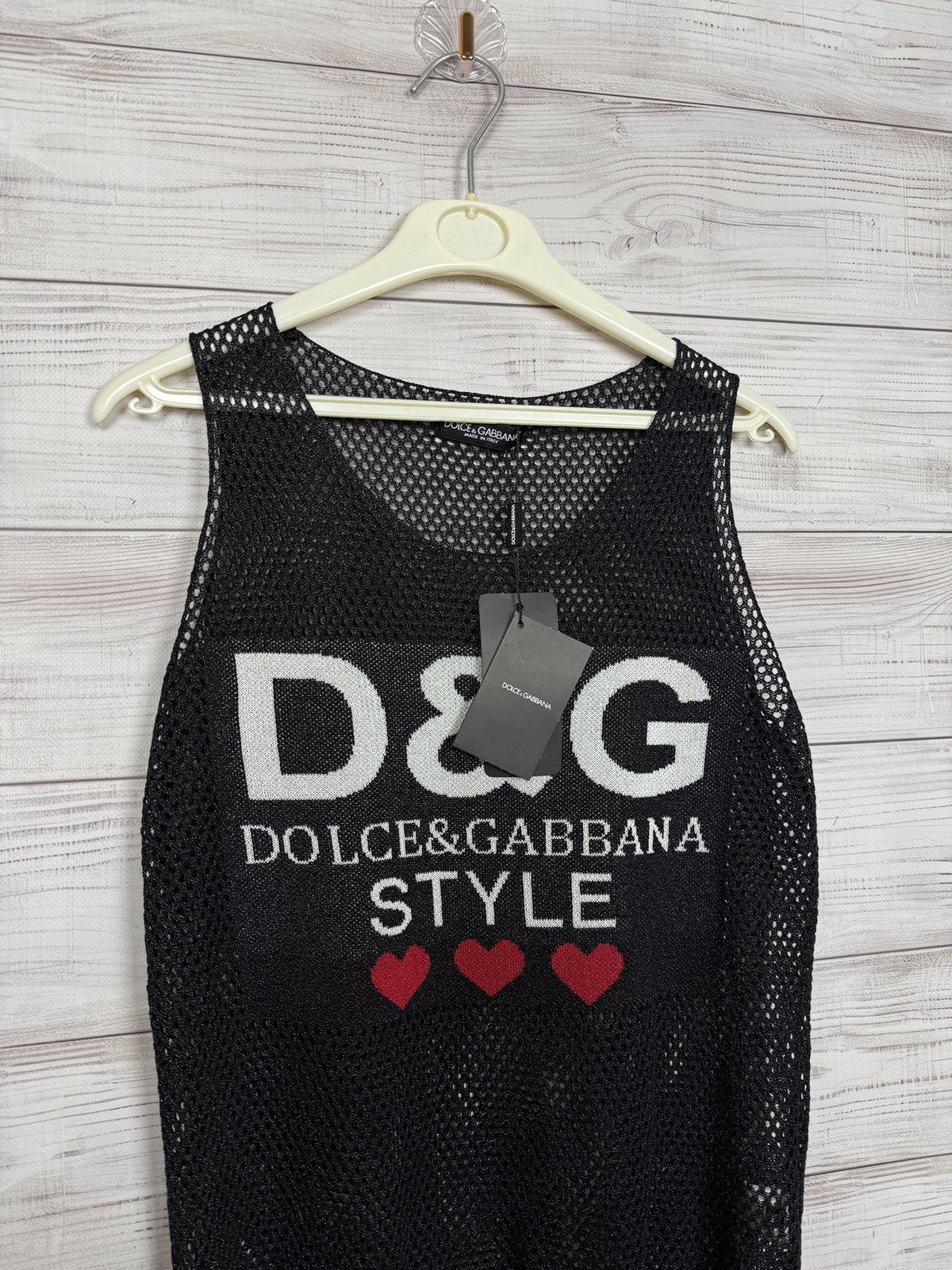 Dolce & Gabbana Dolce & Gabanna Tank Top Love Sexy Size XXS / US 00 / IT 34 - 3 Thumbnail