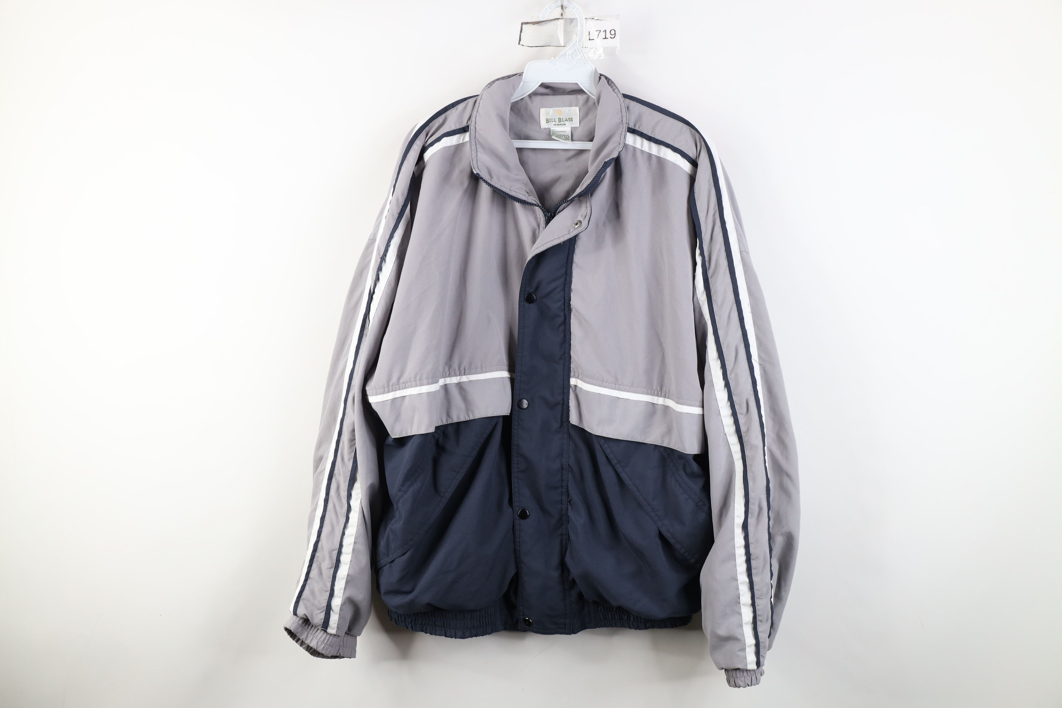 Vintage Vintage 90s Streetwear Lined Full Zip Bomber Jacket Coat Size US L / EU 52-54 / 3 - 1 Thumbnail
