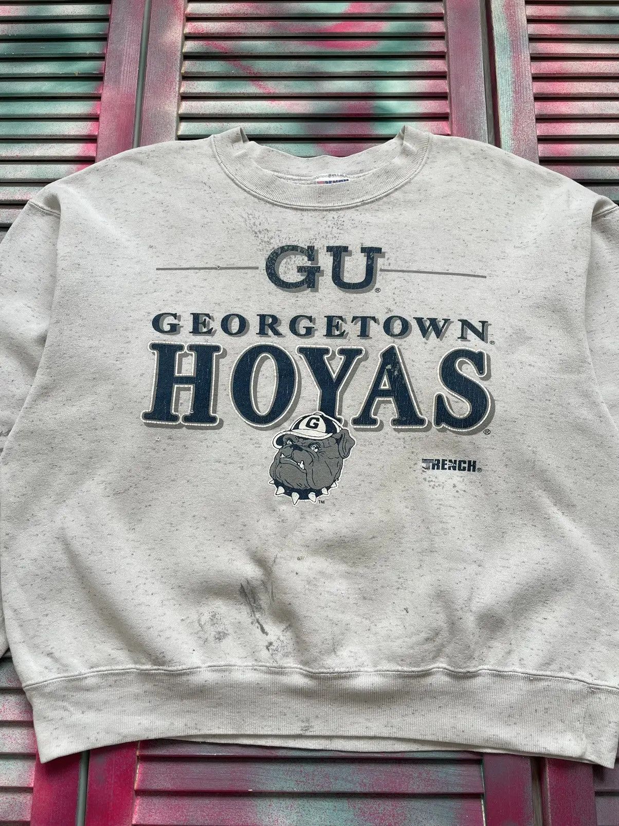 Other Vintage 90s Georgetown Destroy/wash Style Crewneck Size US S / EU 44-46 / 1 - 4 Thumbnail