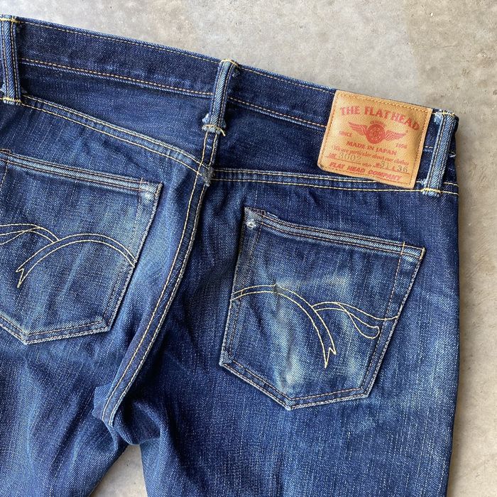 The Flat Head The Flathead Japanese raw selvedge heavyweight denim ...