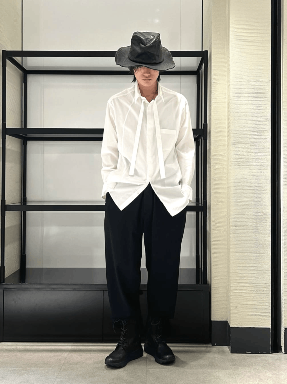 Yohji Yamamoto Yohji Yamamoto Pour Homme 24aw Wool Gabardine W Stitch Pants Size US 32 / EU 48 - 12 Thumbnail