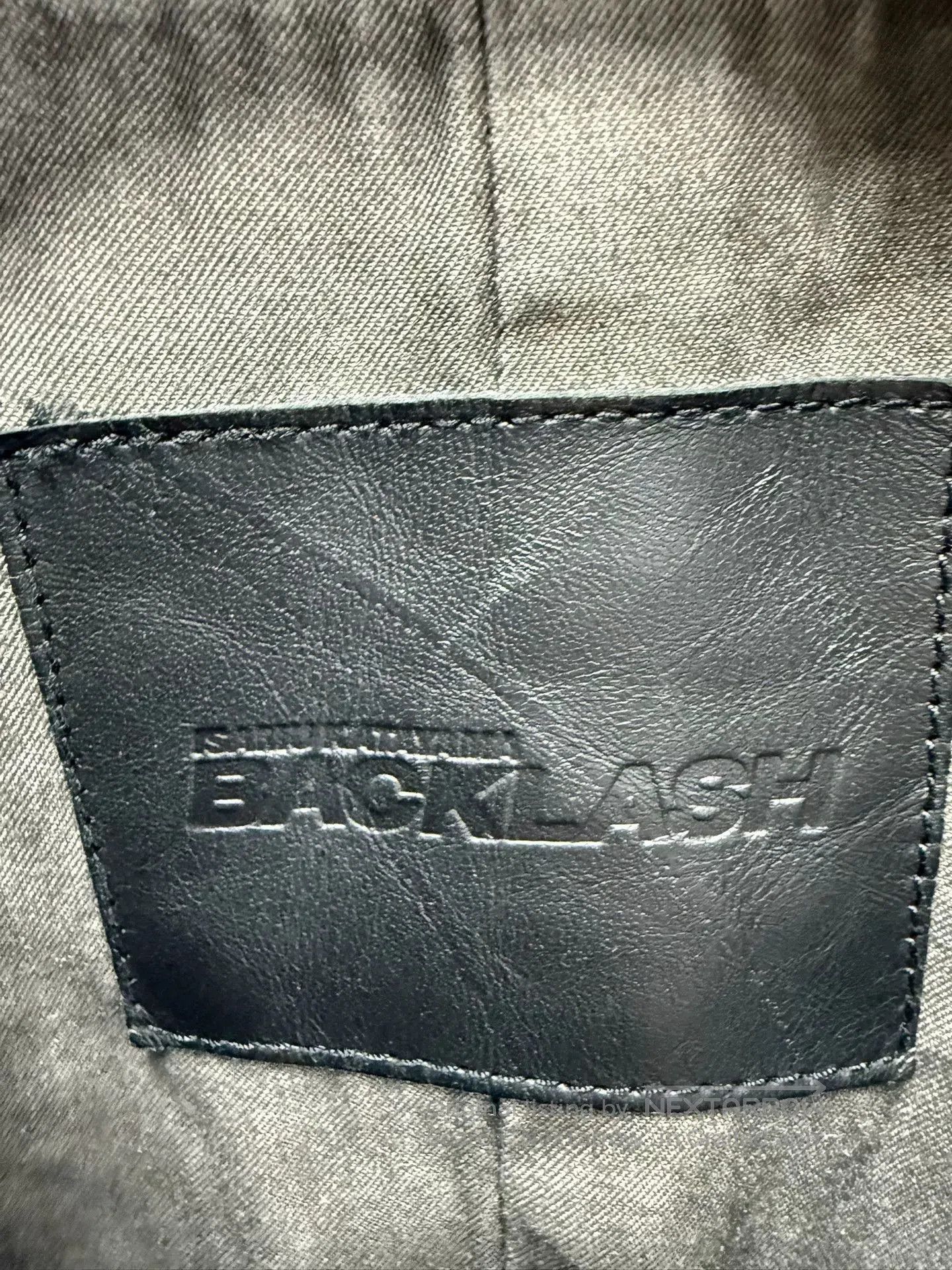 Comme des Garcons Homme Plus Backlash 拼皮水洗夹克 with Leather Details. Size US L / EU 52-54 / 3 - 8 Thumbnail