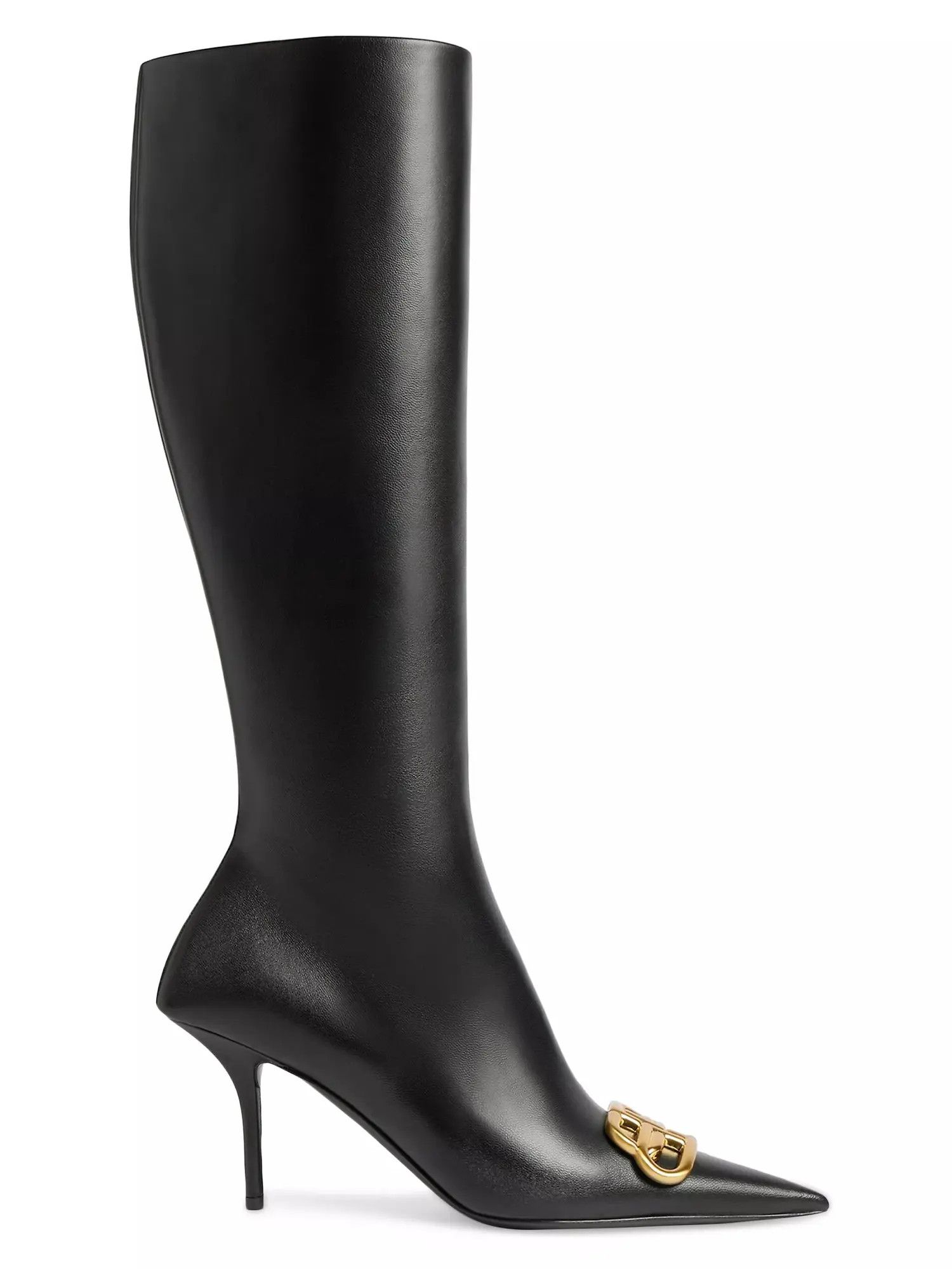 Balenciaga o1bcso1str1025 Square Knife BB 80mm Boots in Black Size US 6 / IT 36 - 1 Thumbnail