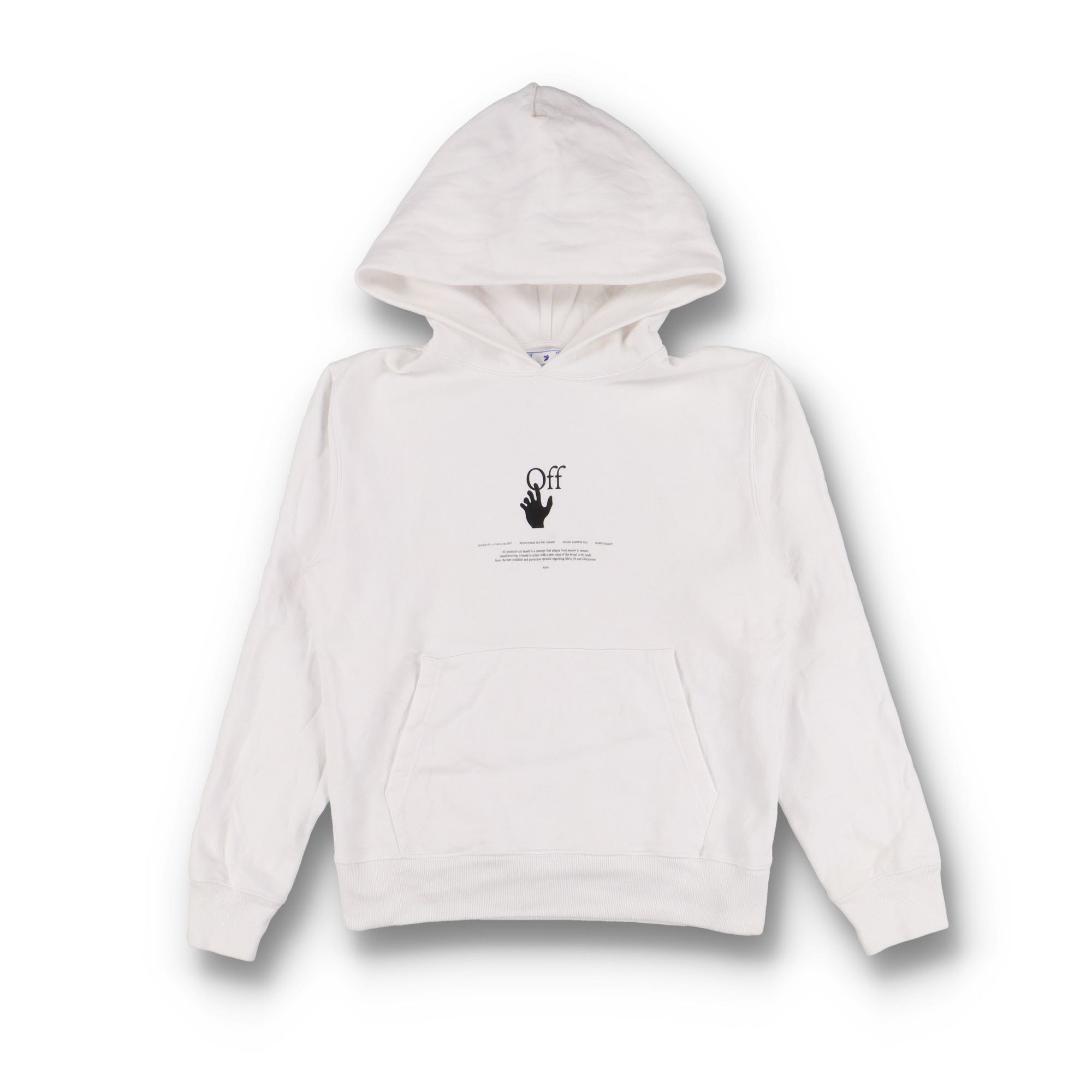 Off-White White Graff Logo Hoodie Size US M / EU 48-50 / 2 - 7 Thumbnail
