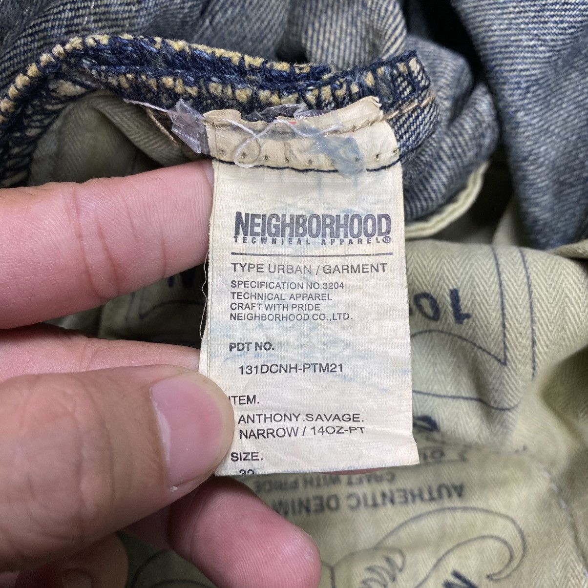 Neighborhood Neighborhood Anthony Savage Narrow Distressed Denim Pants Size US 32 / EU 48 - 8 Thumbnail