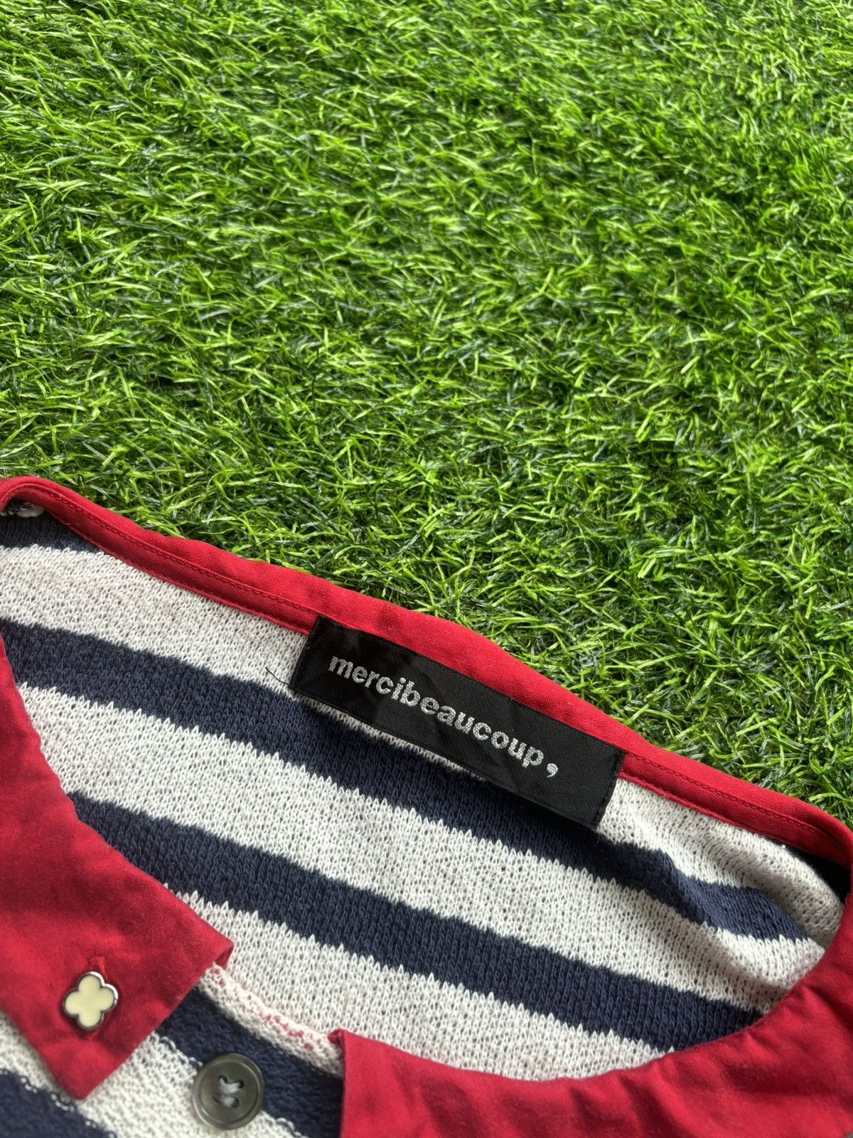 Issey Miyake Mercibeaucoup Issey Miyake Stripe Tshirt Size M / US 6-8 / IT 42-44 - 6 Thumbnail
