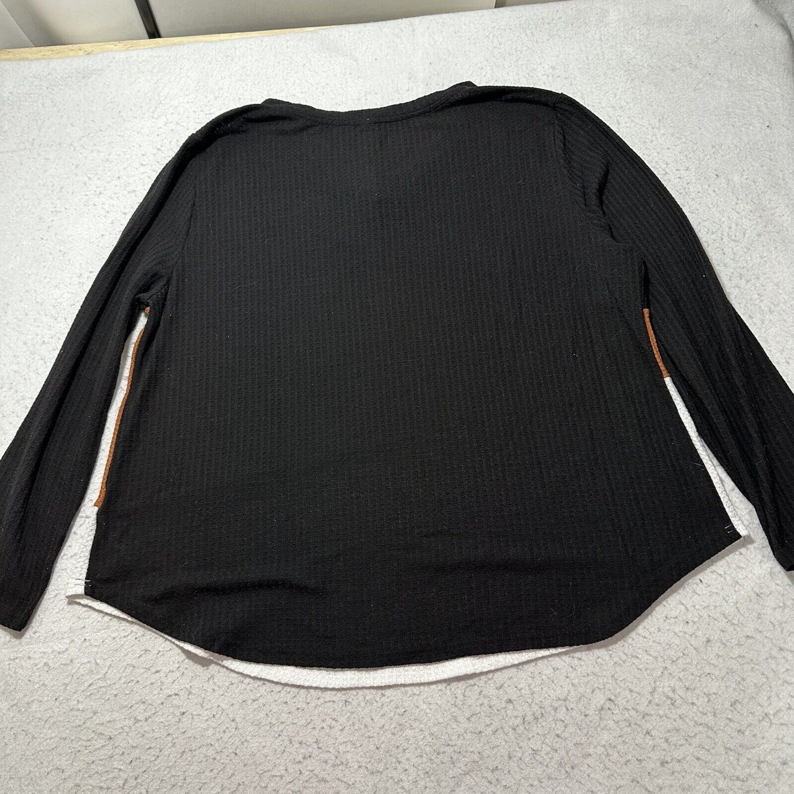 Shein SheIn 4XL Size V-Neck Colorblock Sweater Black Orange White Size 4XL / US 24-26 - 9 Thumbnail