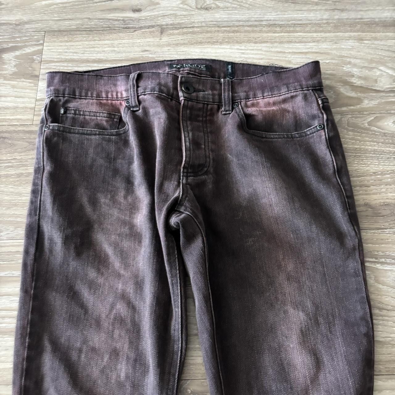 Vintage Crazy Vintage Y2K/2000s Grunge Faded Acid Wash Skinny Denim Jeans! 30x32 Size US 30 / EU 46 - 5 Thumbnail