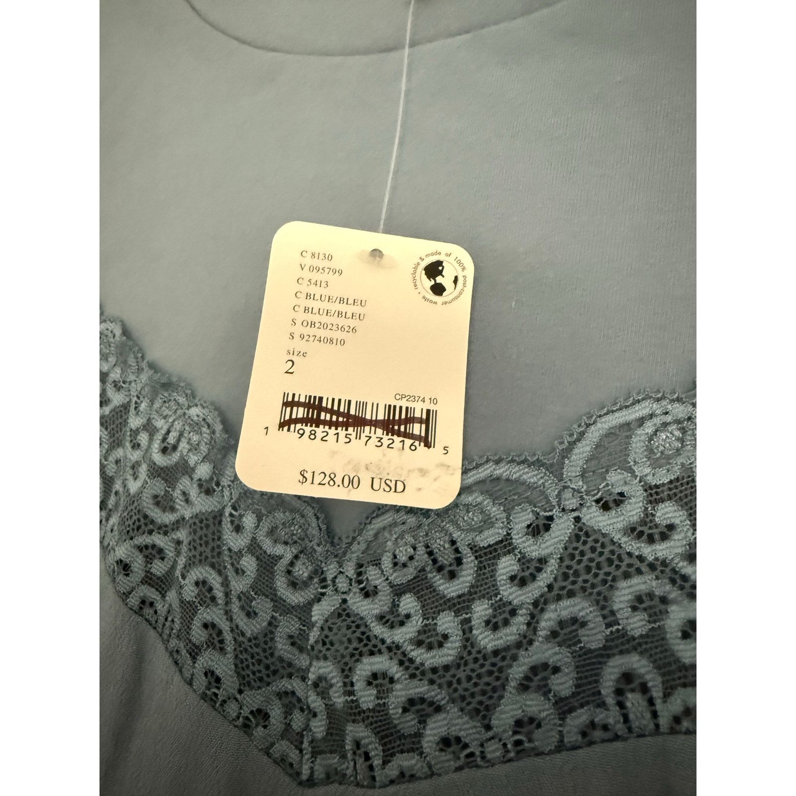 Free People New Free people Cruz Mini Dress - Blue - size 2 - $128 Size XS / US 0-2 / IT 36-38 - 4 Thumbnail