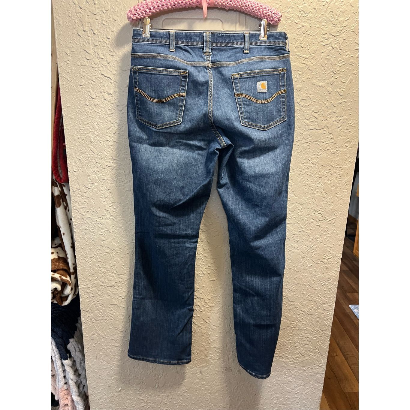 Carhartt Carhartt Relaxed Fit Woman’s Blue Jeans Size 10 Tall - See P Size 32" / US 10 / IT 46 - 8 Thumbnail