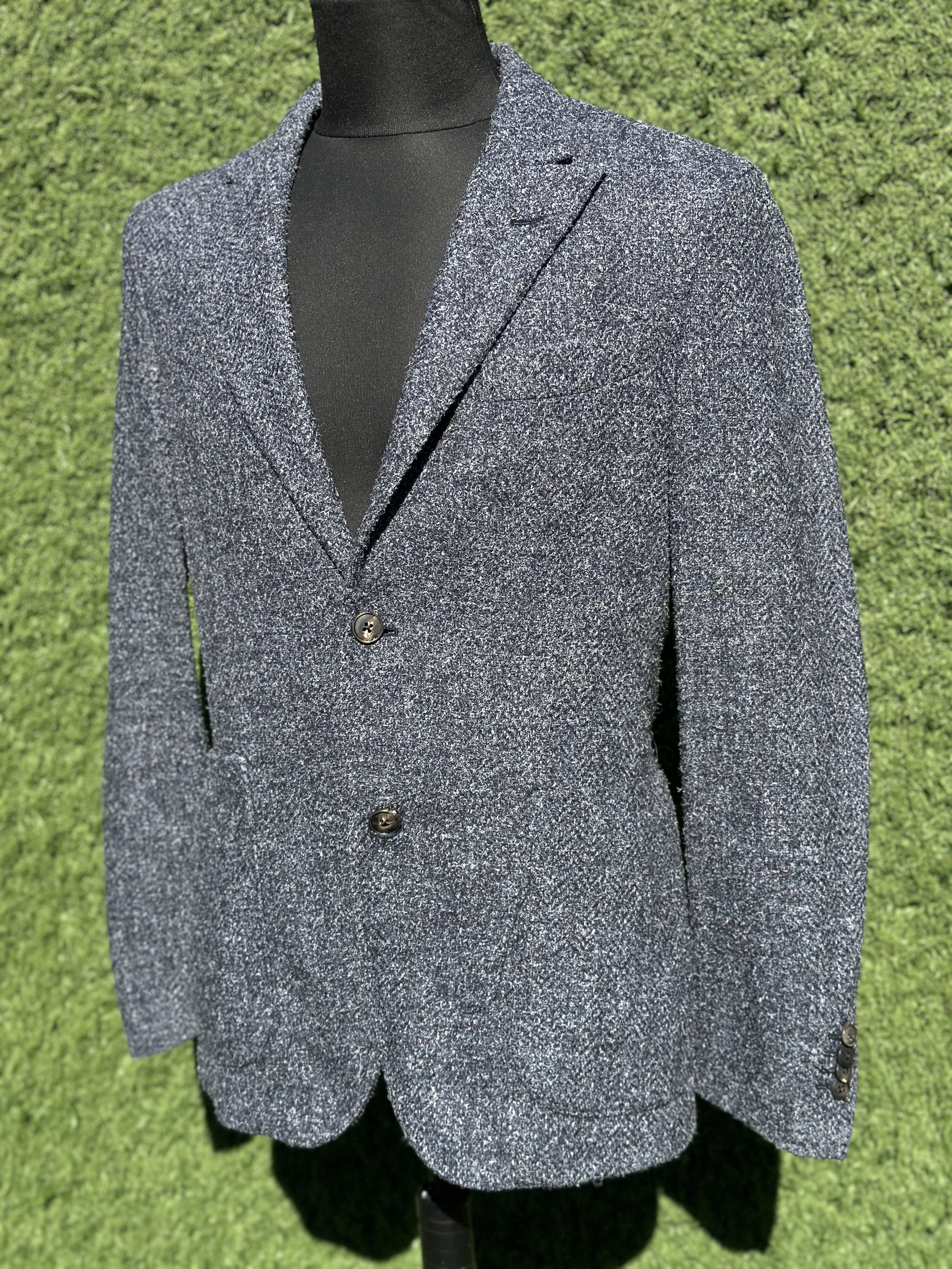 Boglioli Boglioli K-Jacket Bouclé Tweed 2 Button Patch Pockets 48R Size 48R - 8 Thumbnail