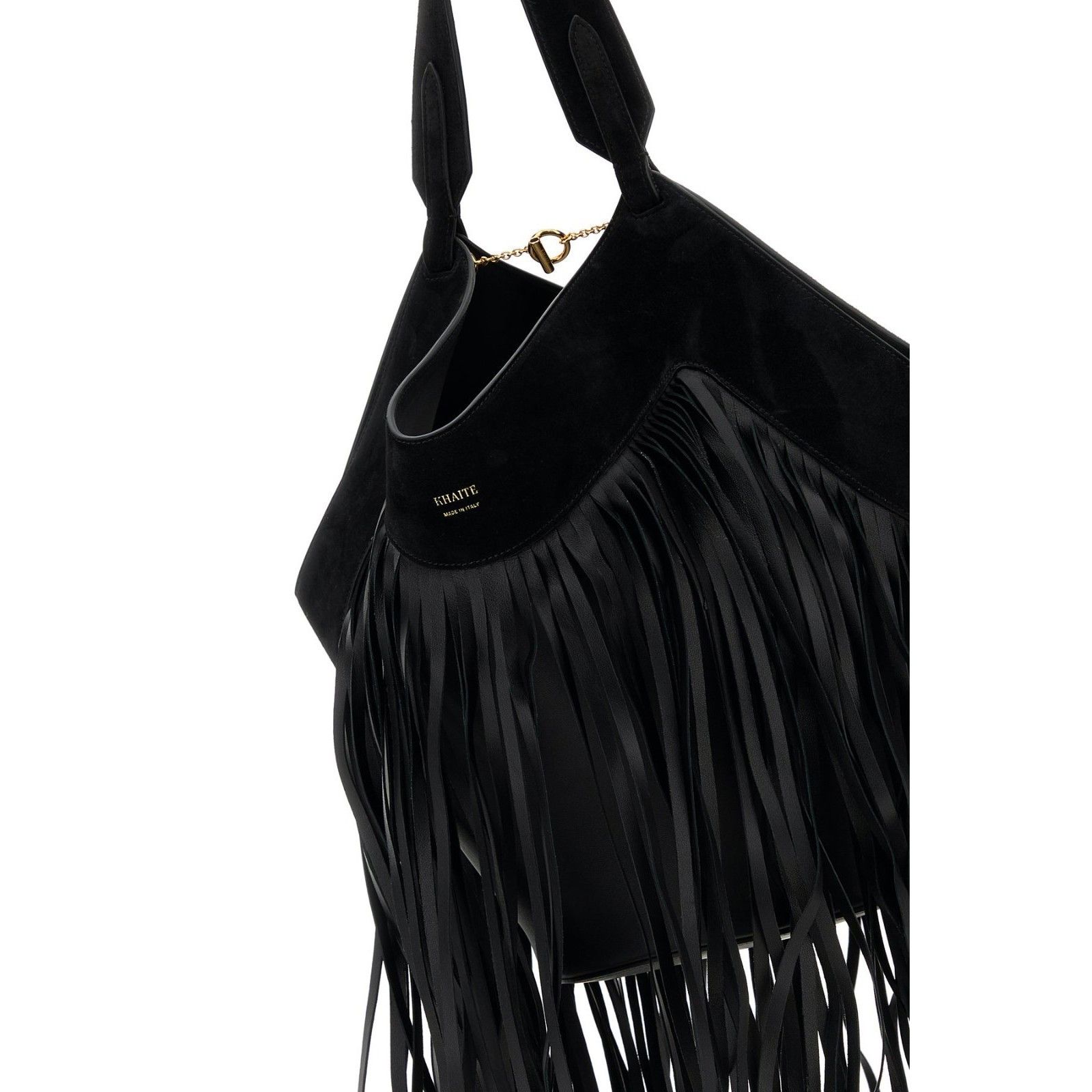 KHAITE KHAITE Small Lotus Black Shopping Bag New & Authentic Size ONE SIZE - 5 Thumbnail