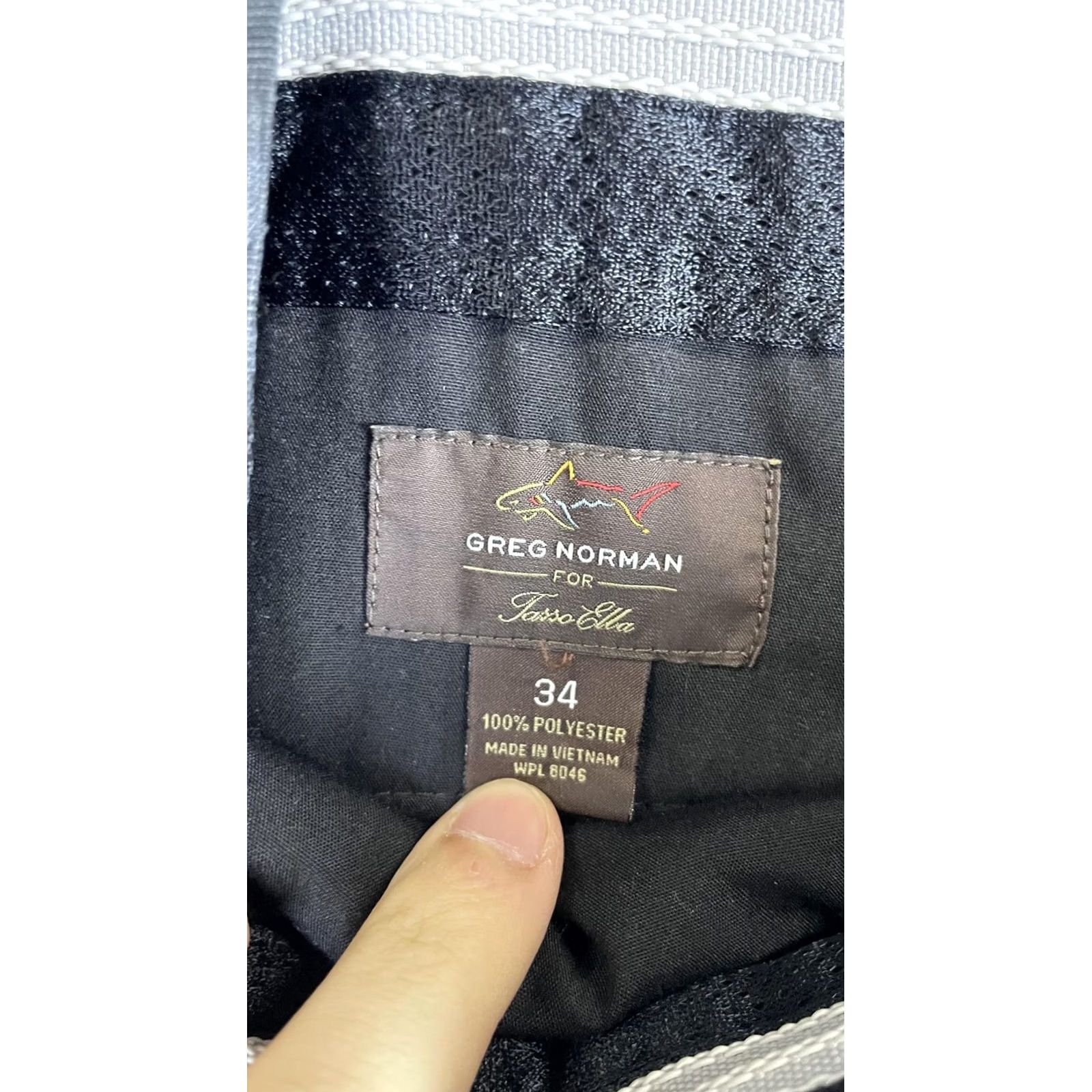 Vintage Greg Norman Mens 34 Gray Plaid Chino Golf Shorts 10 Inseam Casual Size US 34 / EU 50 - 2 Thumbnail