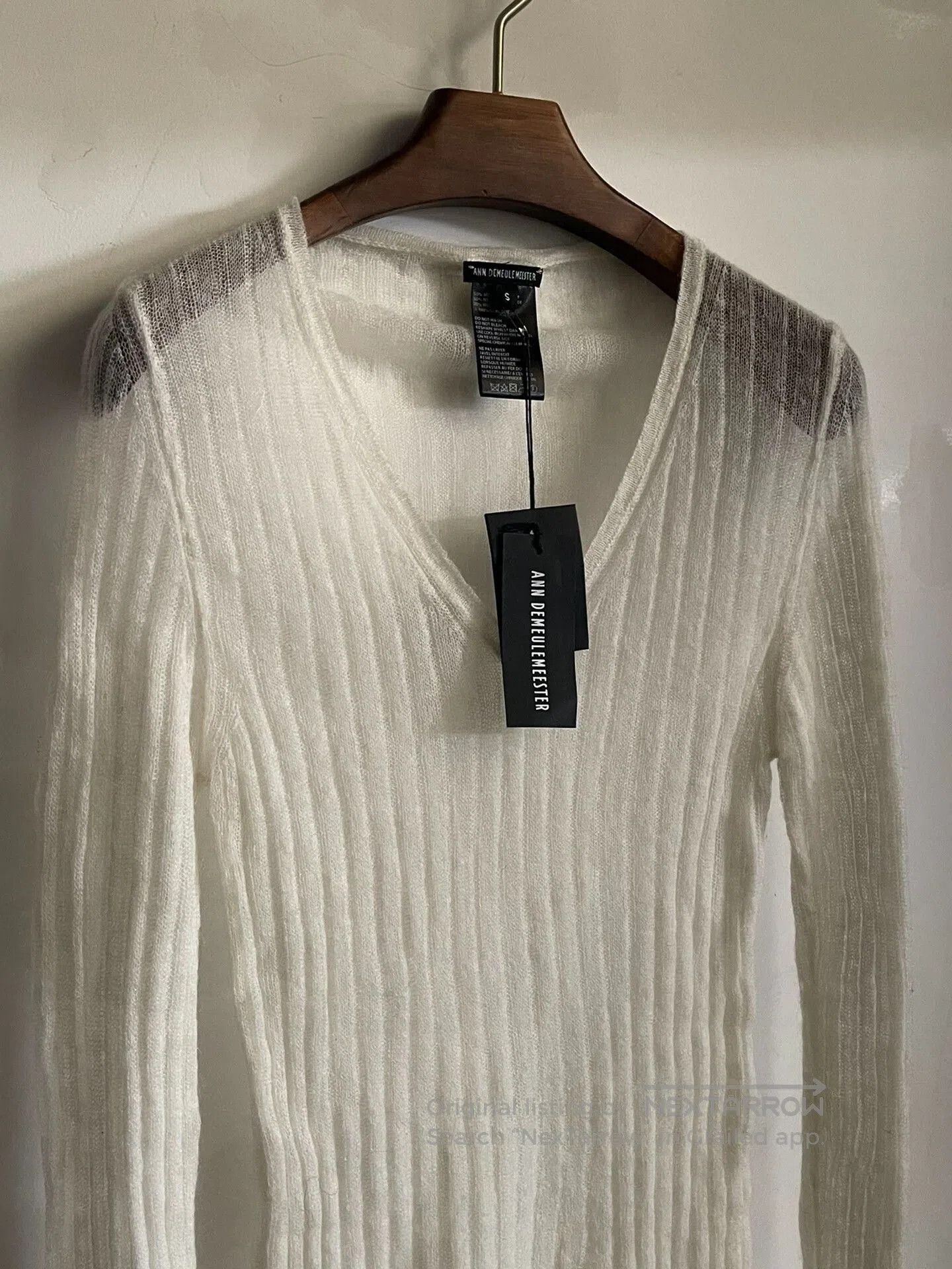 Ann Demeulemeester Ann Demeulemeester Mohair Knit Top. Size S / US 4 / IT 40 - 6 Thumbnail