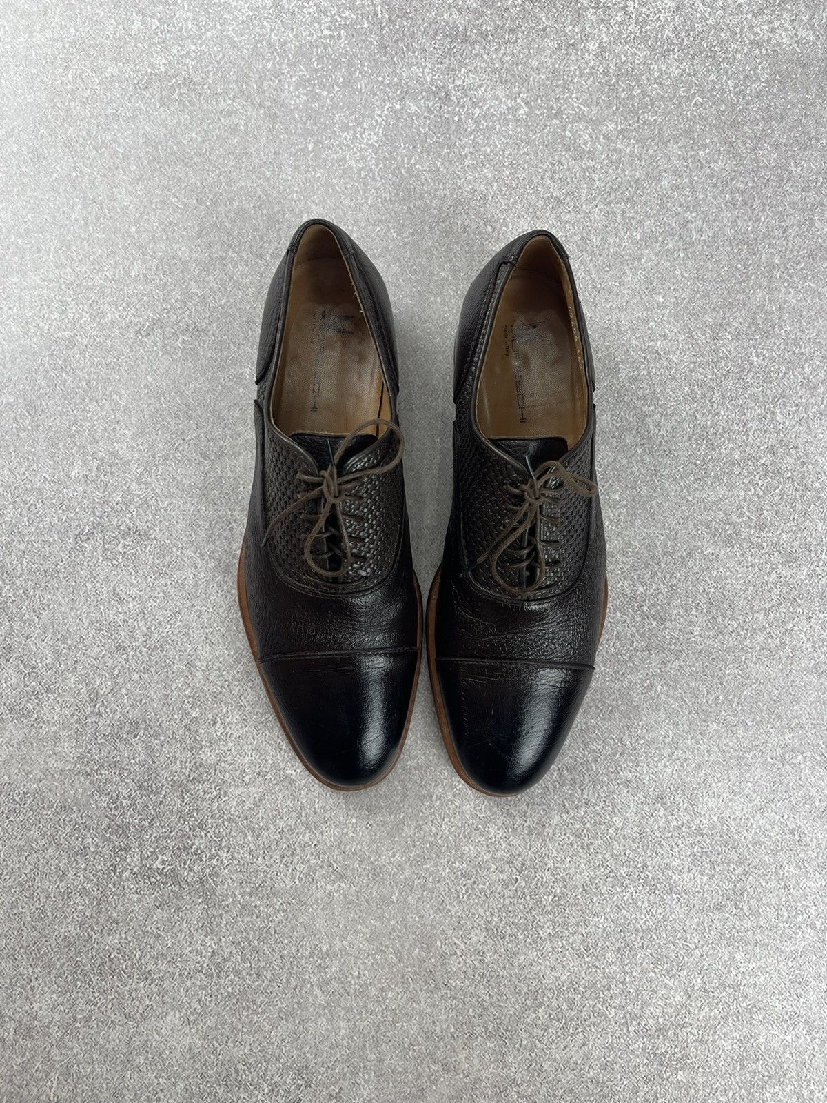 Moreschi Moreschi Leather Brown Derby Classic Shoes Size US 10 / EU 43 - 2 Thumbnail