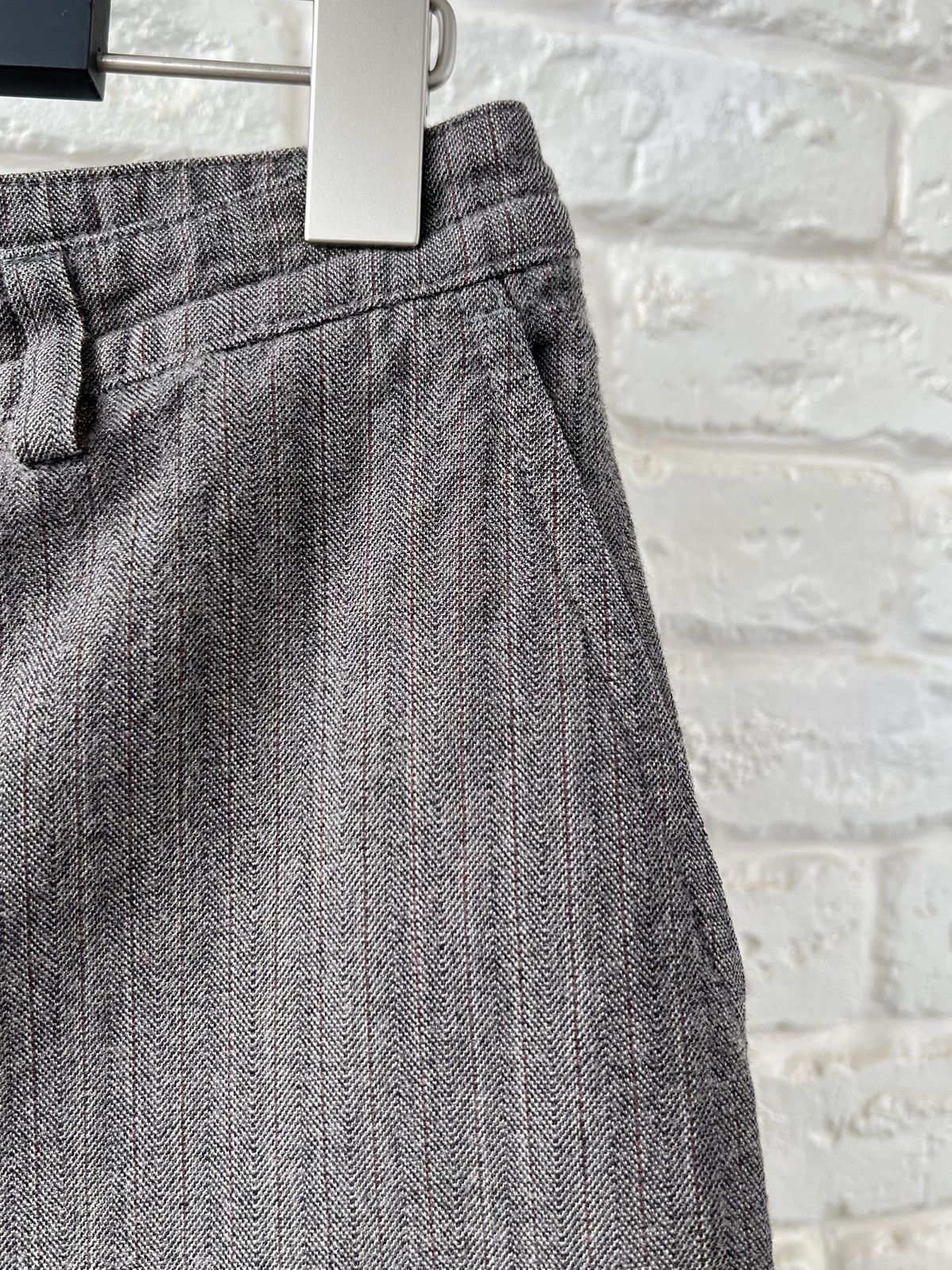 Dries Van Noten Dries Van Noten Striped Wool Pants Size 27" / US 4 / IT 40 - 3 Thumbnail