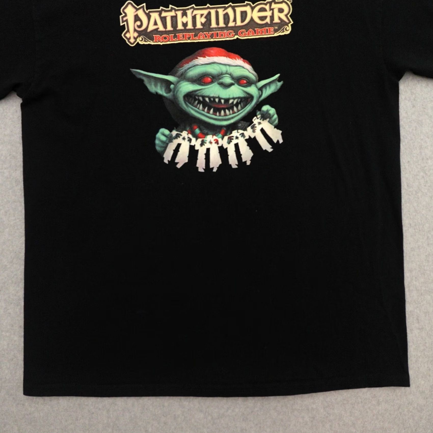 Gildan Gildan Pathfinder Roleplaying Game Tshirt Large (21X29) Goblin Graphic Promo Mens Shirt Black Games Size US L / EU 52-54 / 3 - 7 Thumbnail