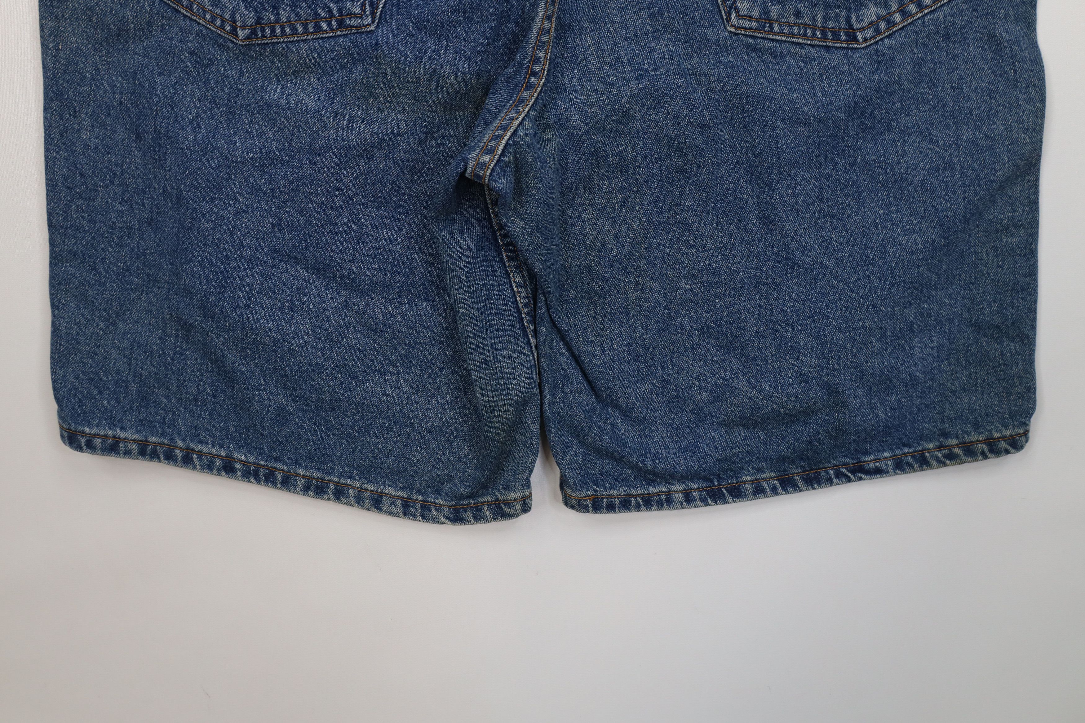 Levi's Vintage 90s Levis 550 Fit Denim Jean Shorts Jorts Blue Size US 38 / EU 54 - 13 Thumbnail