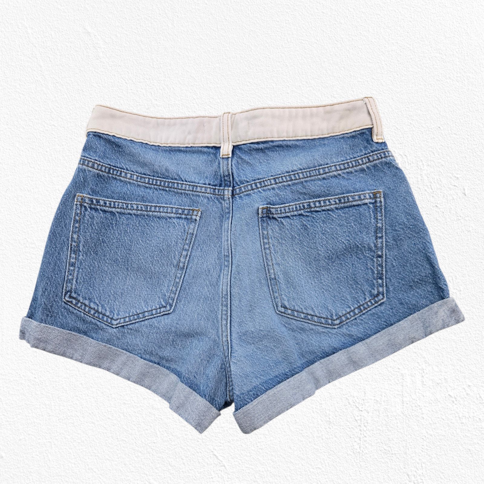 Pacsun Two Toned Mom Short Denim Shorts Size 26 Size 26" / US 2 / IT 38 - 8 Thumbnail
