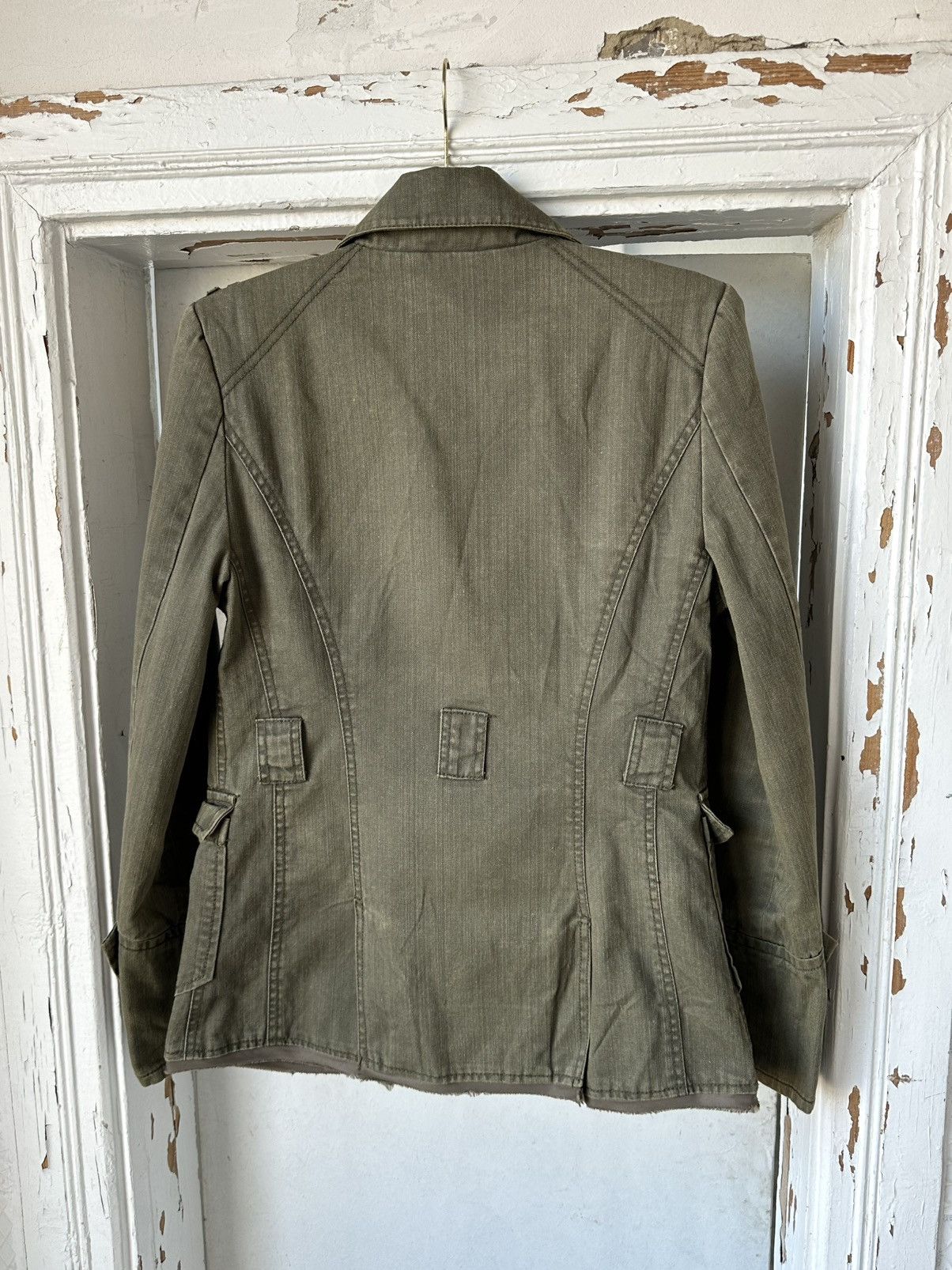 Beauty Beast × Le Grande Bleu (L.G.B.) × Vintage Vintage Khaki Metal Buttons Jacket Size L / US 10 / IT 46 - 6 Thumbnail