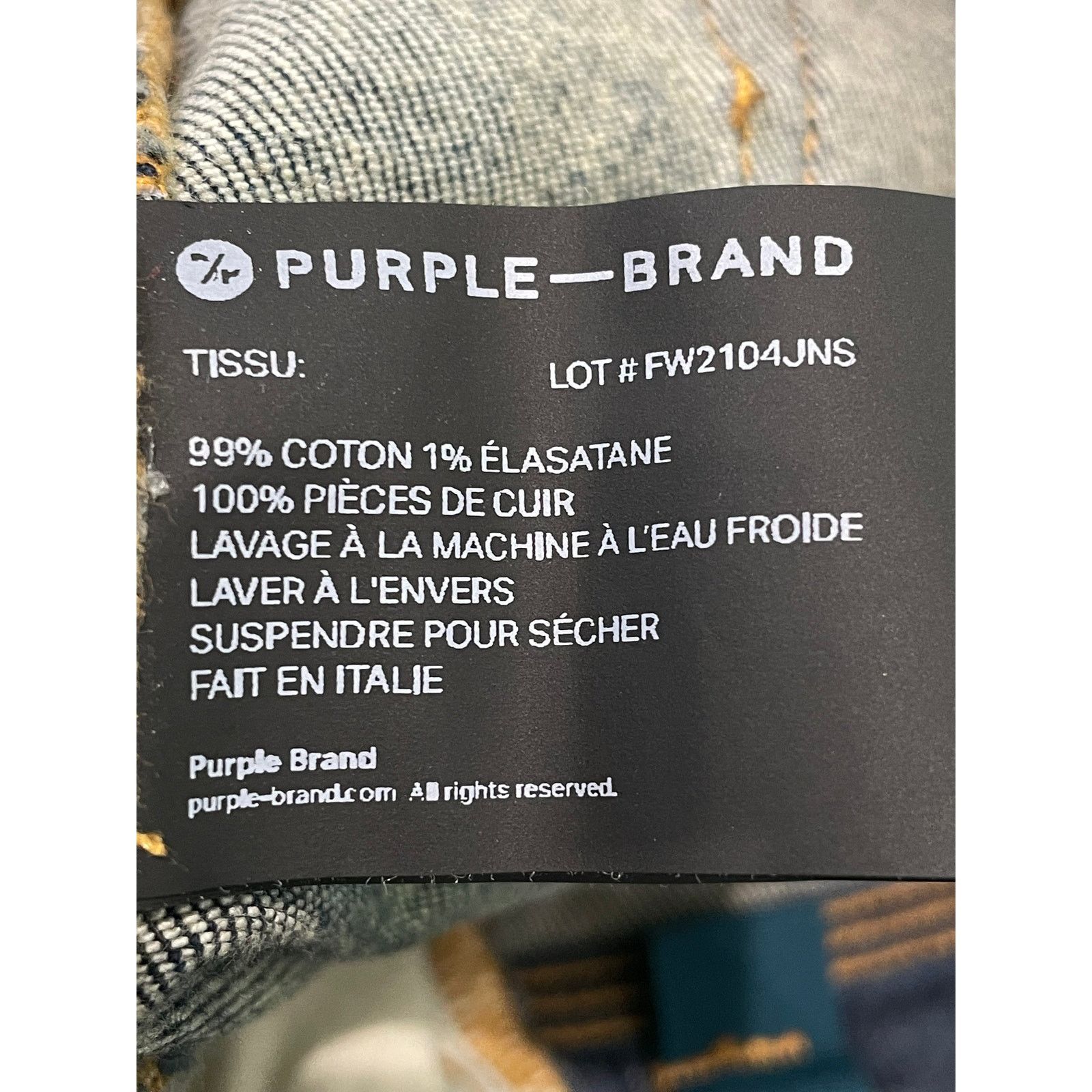 Purple Brand Purple Brand Light Wash Blue Jeans Size US 29 - 12 Thumbnail