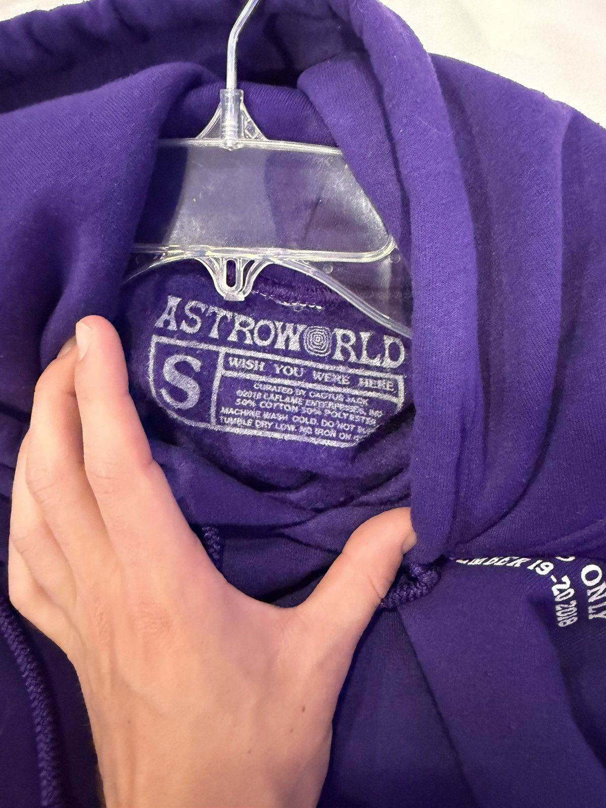Travis Scott Travis Scott Astroworld tour hoodie purple Size US S / EU 44-46 / 1 - 3 Thumbnail