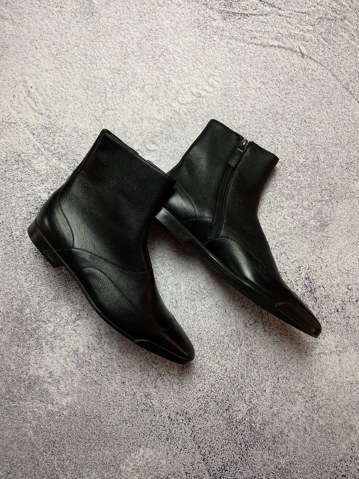 Gucci Gucci Leather Shoes Chelsea Boots Italian Designer Sneakers Size US 7 / EU 40 - 9 Thumbnail