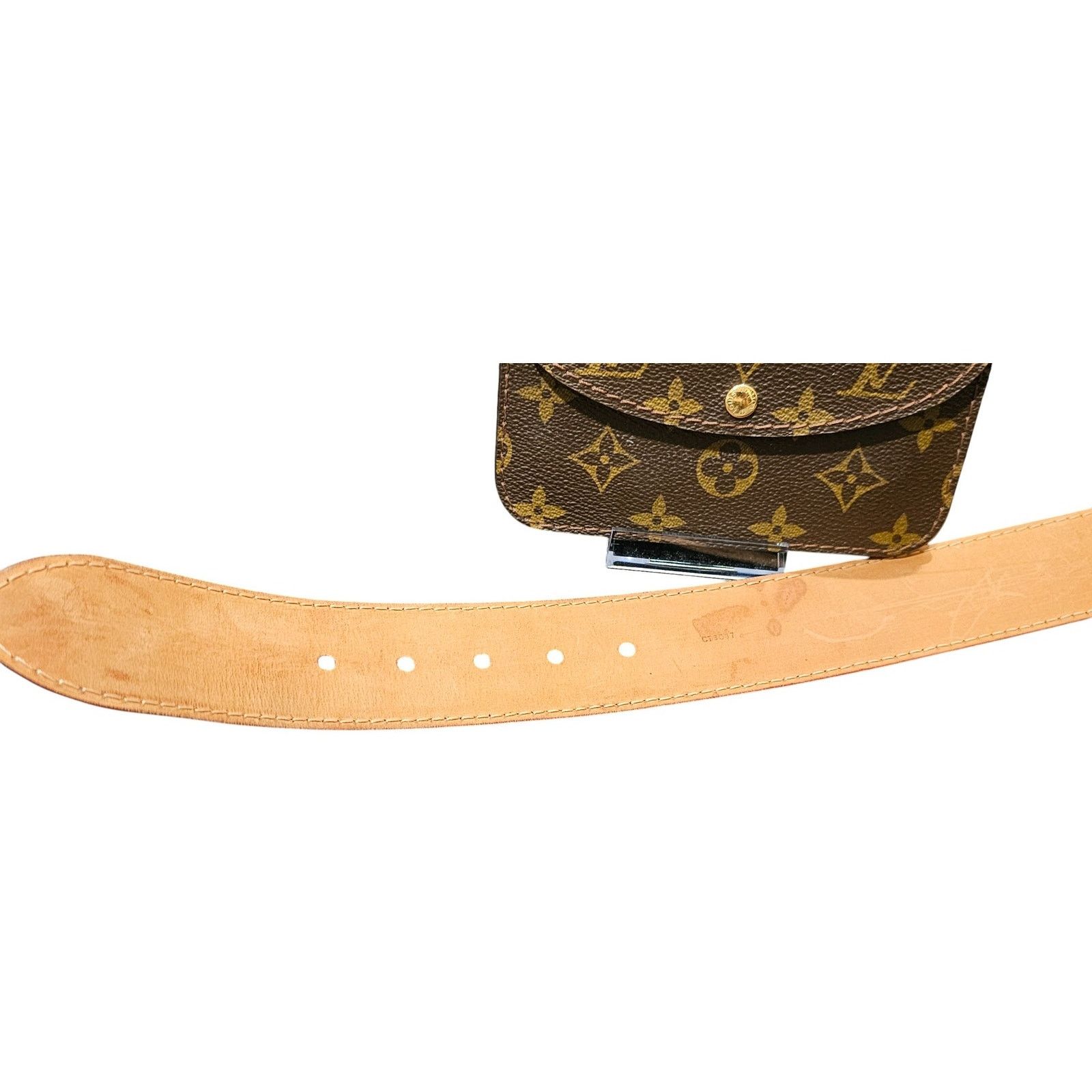 Louis Vuitton Louis Vuitton Monogram Ceinture Pochette Solo 80cm/32in Belt Size ONE SIZE - 10 Thumbnail