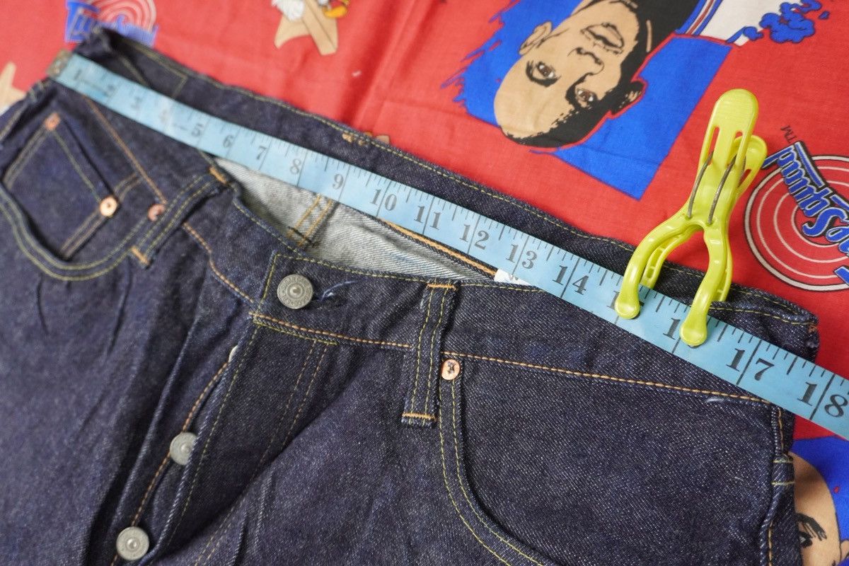 Japanese Brand × Sugar Cane × Toyo Enterprises Vintage SugarCane Lot 1947 Denim Jeans 14oz Redline Selvedge Size US 35 - 12 Thumbnail