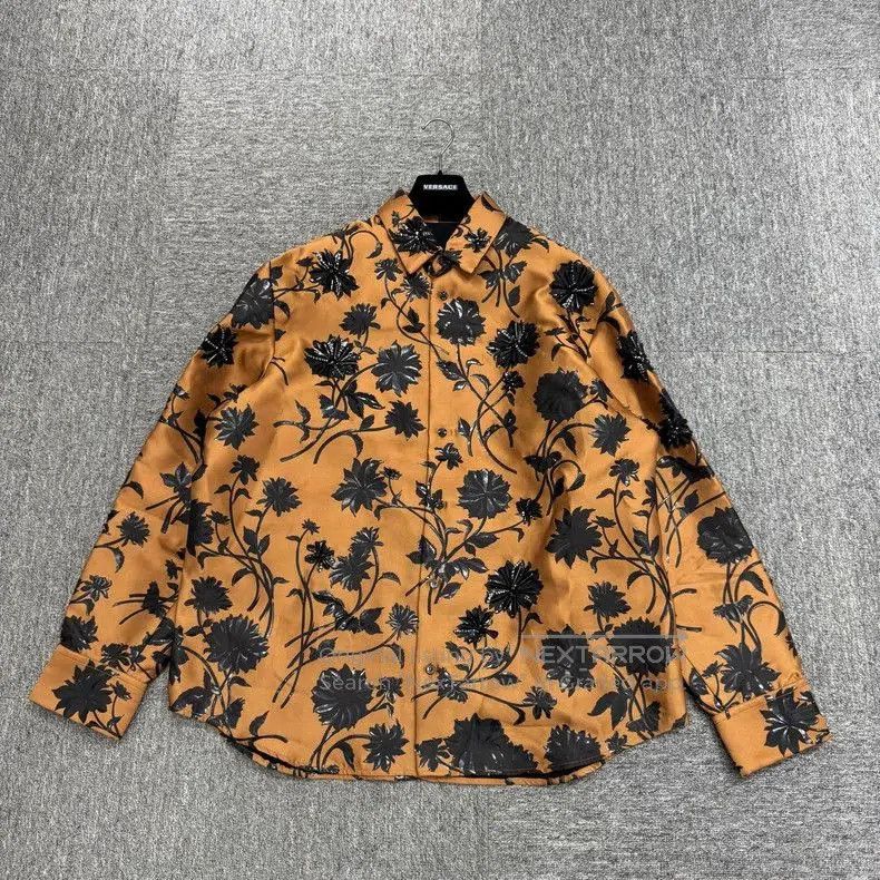 Versace Embroidered Sequin Studded Jacket.
