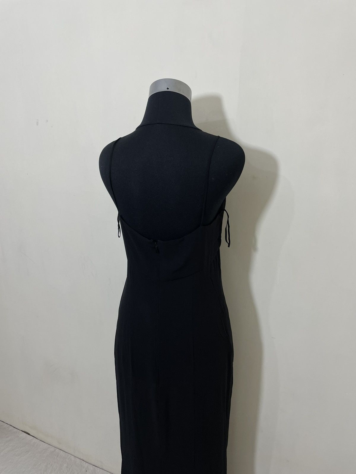 Chanel 2000s Chanel Black Silk Sheer Maxi Slip Dress Hysteric Loro Size M / US 6-8 / IT 42-44 - 5 Thumbnail