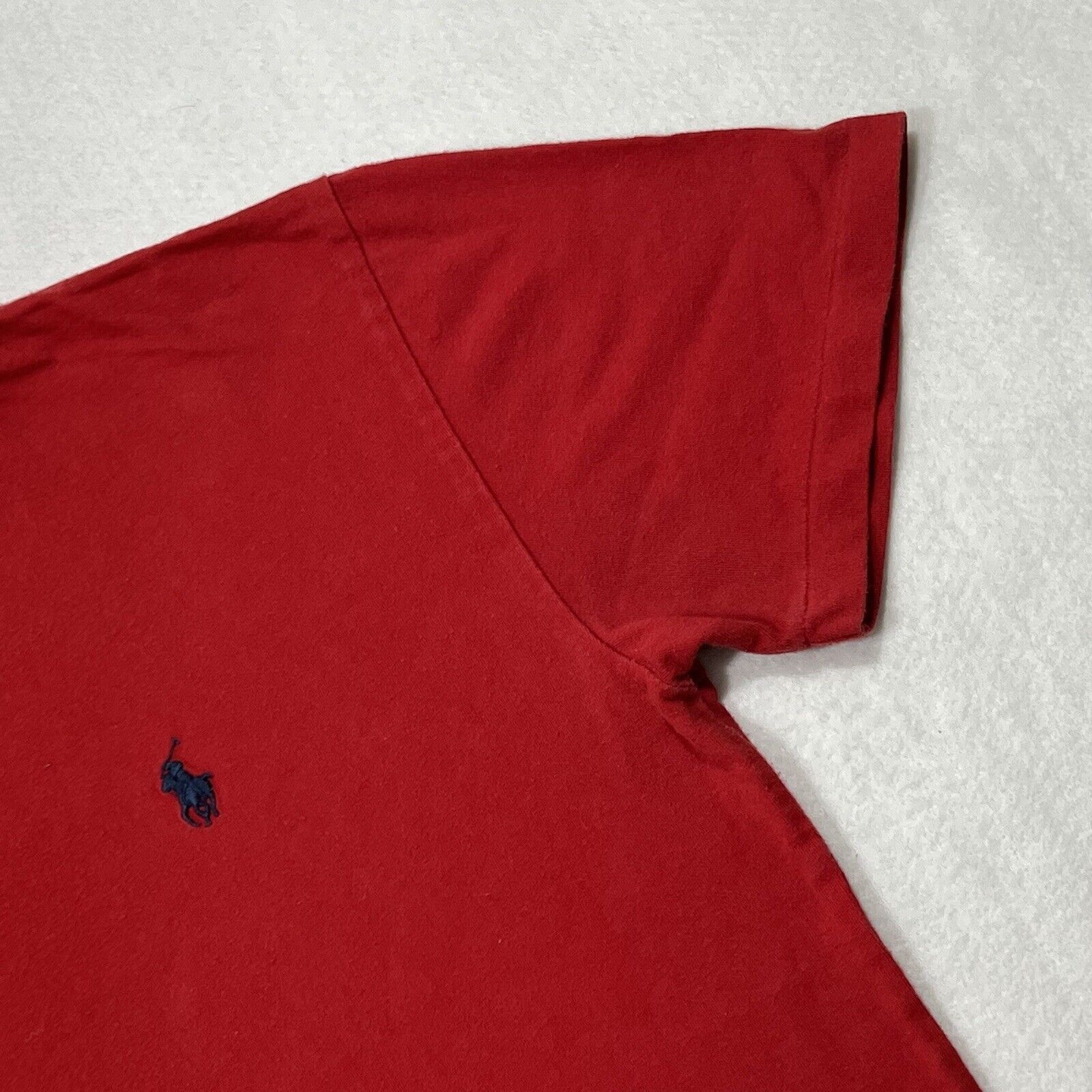 Polo Ralph Lauren Polo Ralph Lauren Small Red T Shirt Navy Blue Pony Logo Size US S / EU 44-46 / 1 - 4 Thumbnail