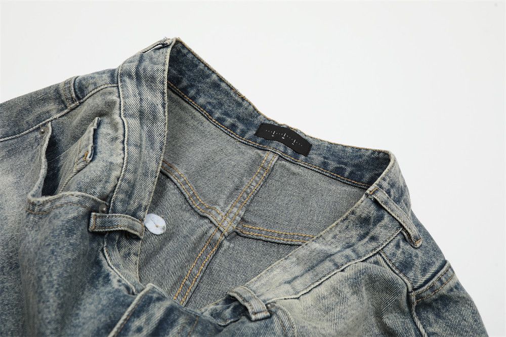 Japanese Brand × Jean Retro punk heavy distressed washed gradient jeans Size US 32 / EU 48 - 5 Thumbnail