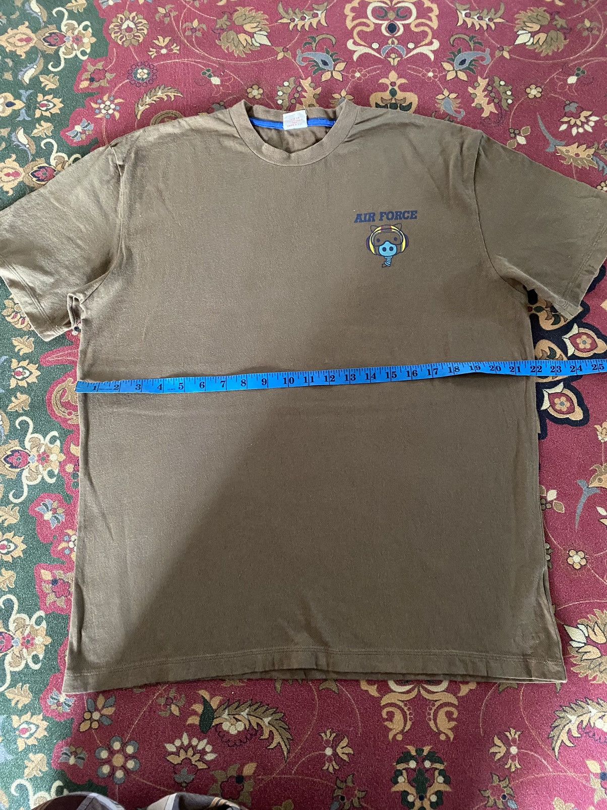 Japanese Brand 🔥RARE🔥Vintage Y2k Drug Store’s Air Force Tee Size US L / EU 52-54 / 3 - 9 Thumbnail