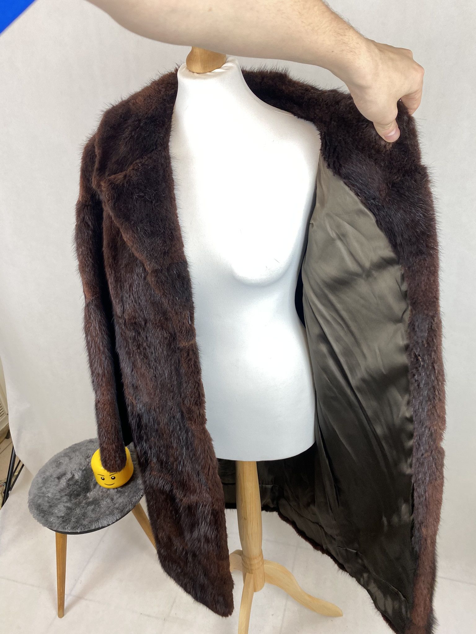 Vintage real fur coat heavy natural beautiful archive style heavy Size L / US 10 / IT 46 - 12 Thumbnail