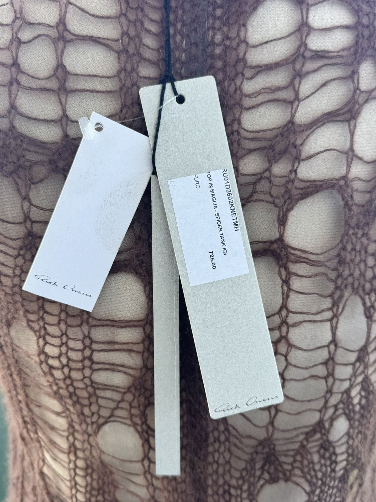 Rick Owens F/W 2023 “Spiderweb” Sweater Size US S / EU 44-46 / 1 - 7 Thumbnail