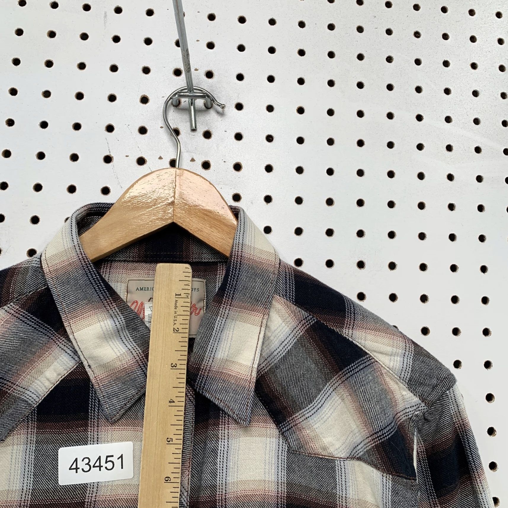 Wrangler VINTAGE Wrangler Cowboys Plaid Button-Up Shirt Mens M Medium Black Western 90s Size US M / EU 48-50 / 2 - 6 Thumbnail