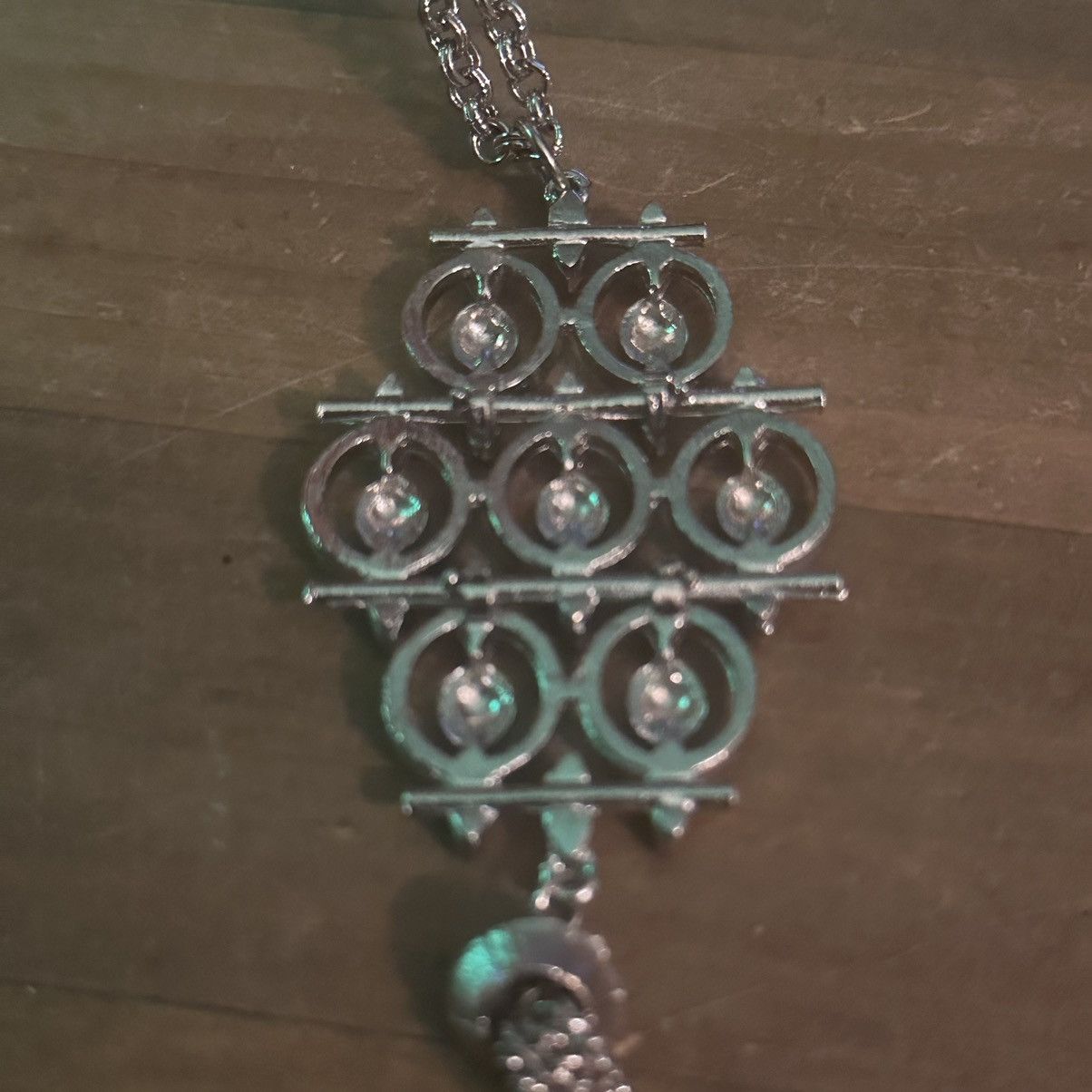Vintage Vintage ornate pendant tassel necklace Size ONE SIZE - 4 Thumbnail