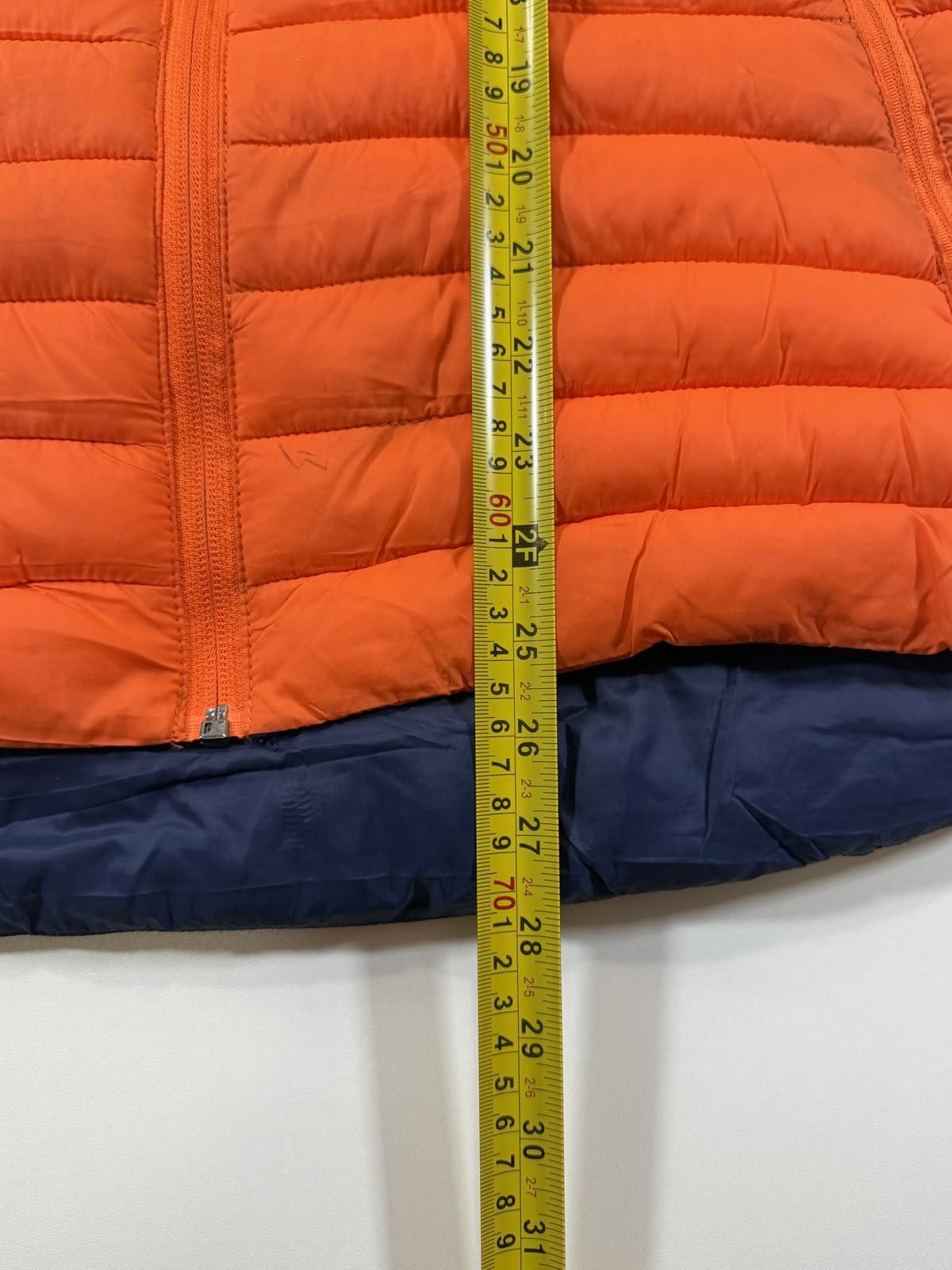 Unknown London Orange Puffer Vest with Denver Broncos Logo Size US L / EU 52-54 / 3 - 6 Thumbnail