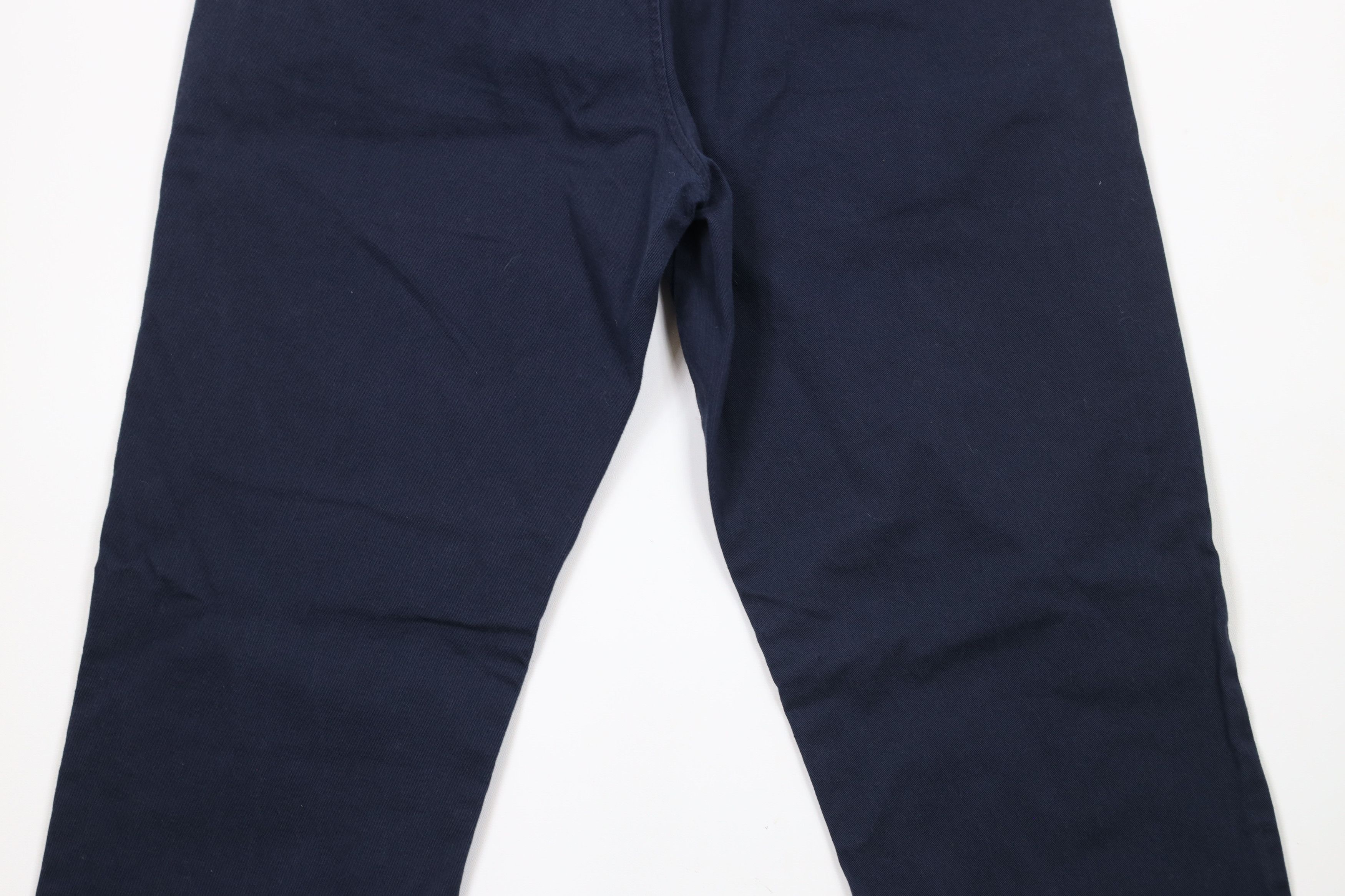 J.Crew × Vintage J Crew The Sutton Straight Leg Cotton Chino Pants Navy Blue Size US 32 / EU 48 - 9 Thumbnail