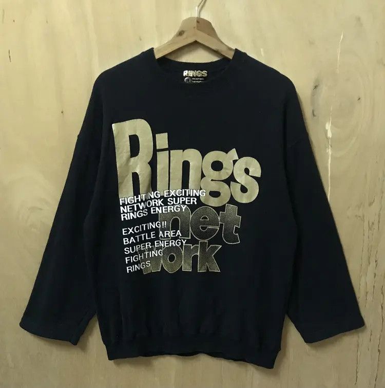 Japanese Brand Distressed Rings Fighting Network Combat Sport Sweatshirts Size US M / EU 48-50 / 2 - 1 Thumbnail