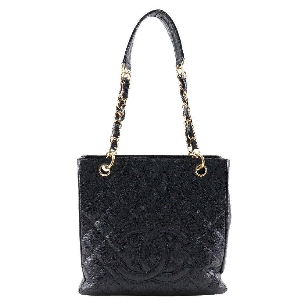 Chanel Chanel Petite Shopping Tote Quilted Caviar Size ONE SIZE - 1 Thumbnail