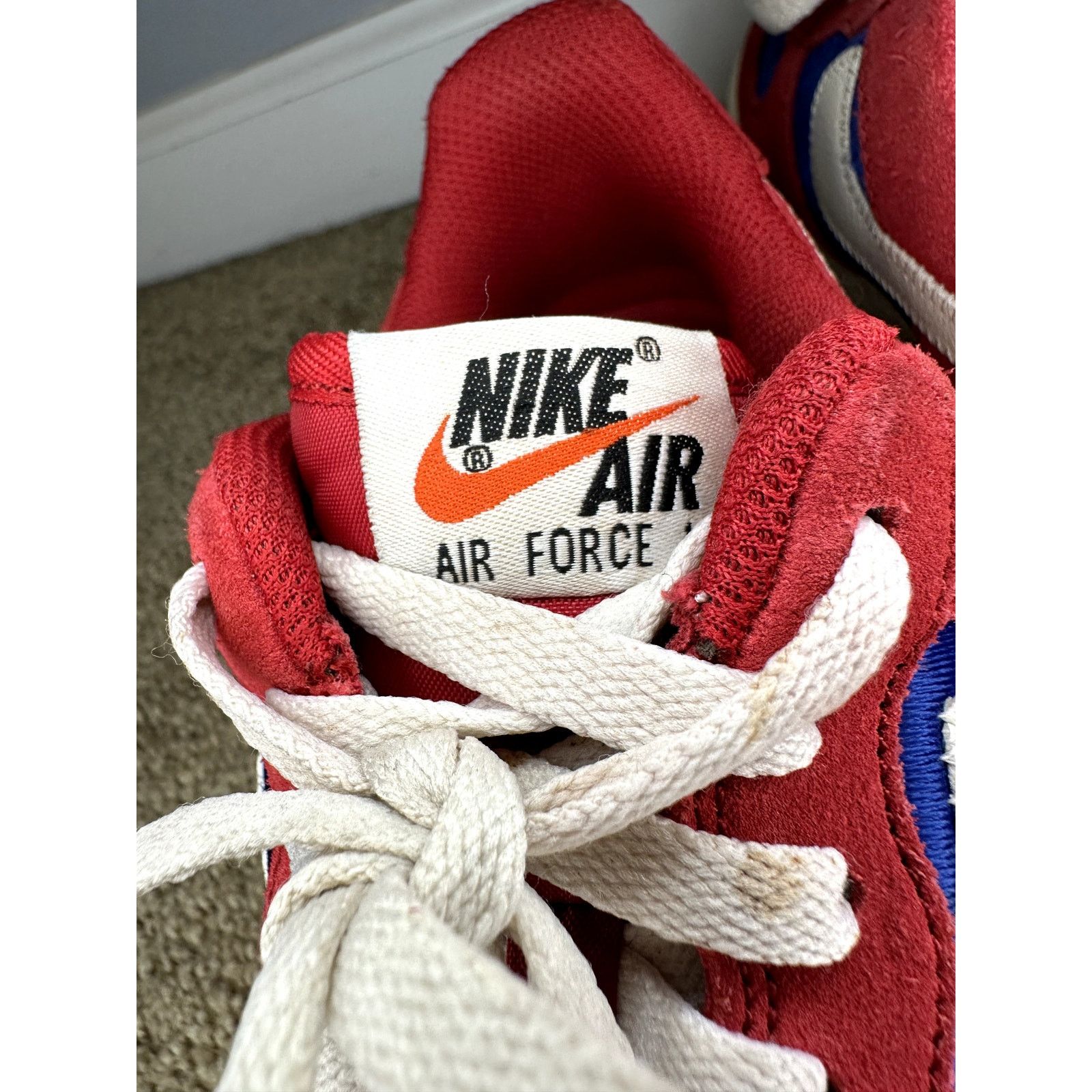 Nike Nike Air Force 1 Scissors Low Gym Sneakers Red/Blue Size 6 Size US 6 / IT 36 - 13 Thumbnail