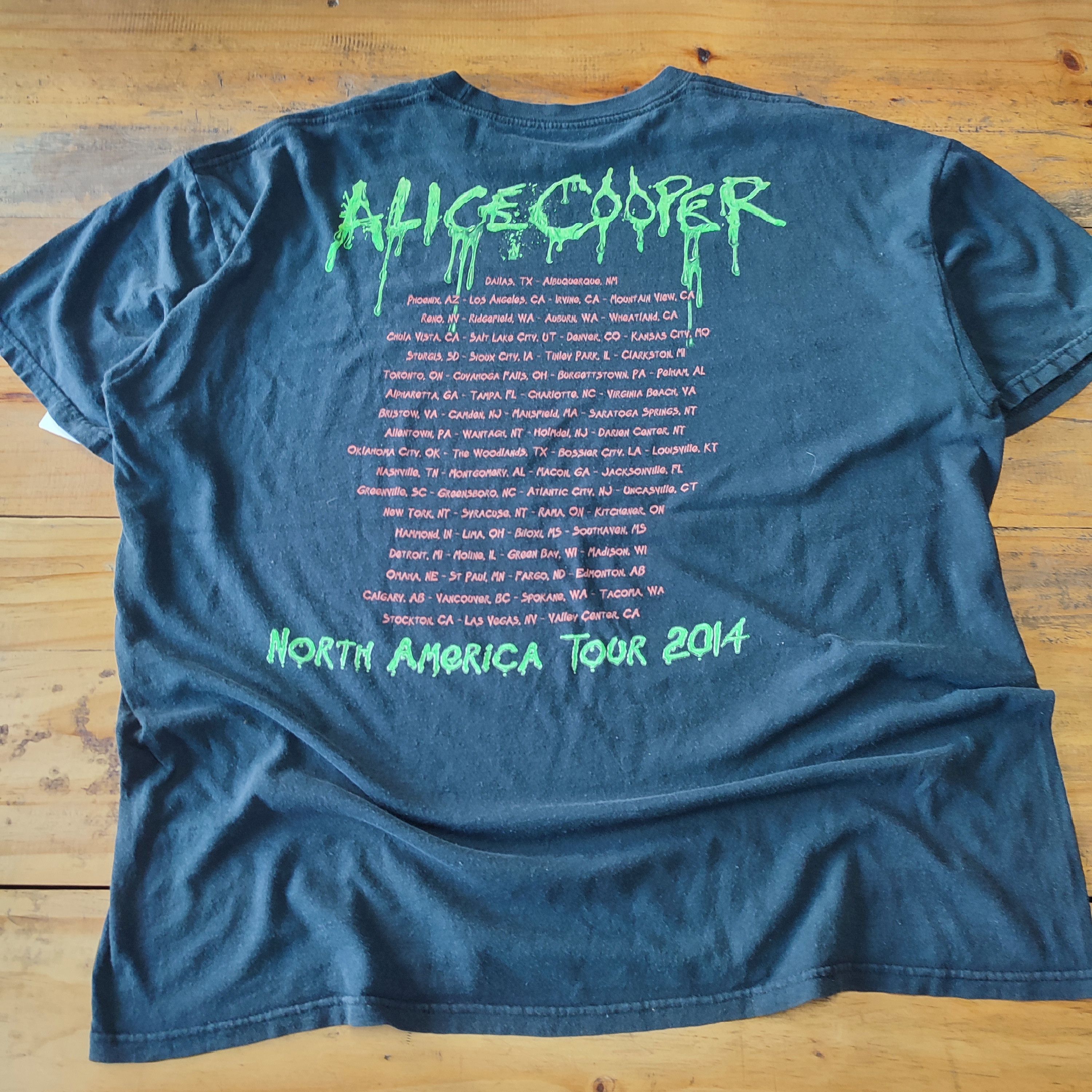 Band Tees × Vintage ALICE COOPER T SHIRT Size US XXL / EU 58 / 5 - 5 Thumbnail