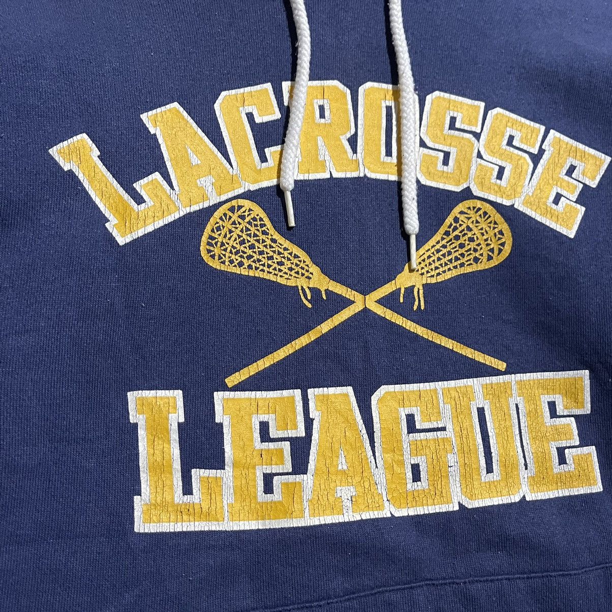 Hanes 90s Hanes Lacrosse League Hoodie Vintage Collegiate Sports Size US M / EU 48-50 / 2 - 3 Thumbnail
