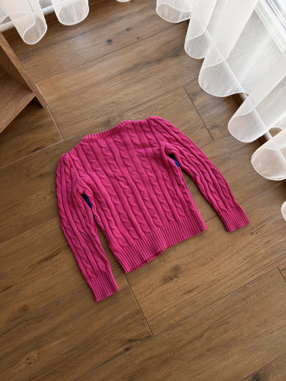 Polo Ralph Lauren × Vintage Vintage Polo Ralph Lauren Cable Knit Kids Size 5Y Sweater Size US S / EU 44-46 / 1 - 6 Thumbnail