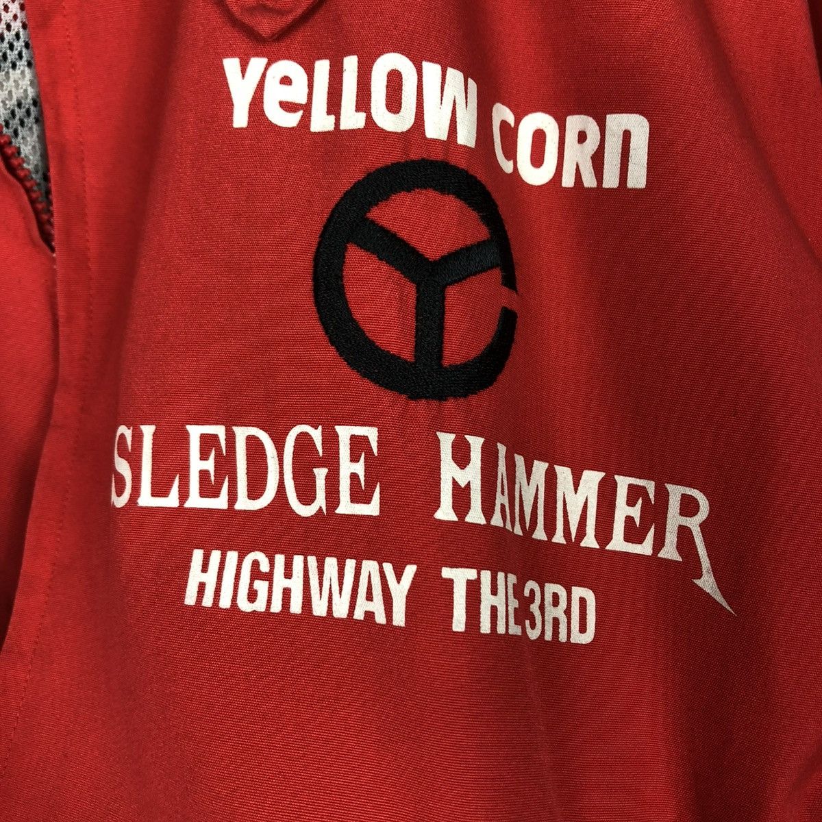 YELLOW CORN VINTAGE RACING JACKET YELLOW CORN BIG LOGO SPELL OUT KADOYA Size US L / EU 52-54 / 3 - 20 Thumbnail