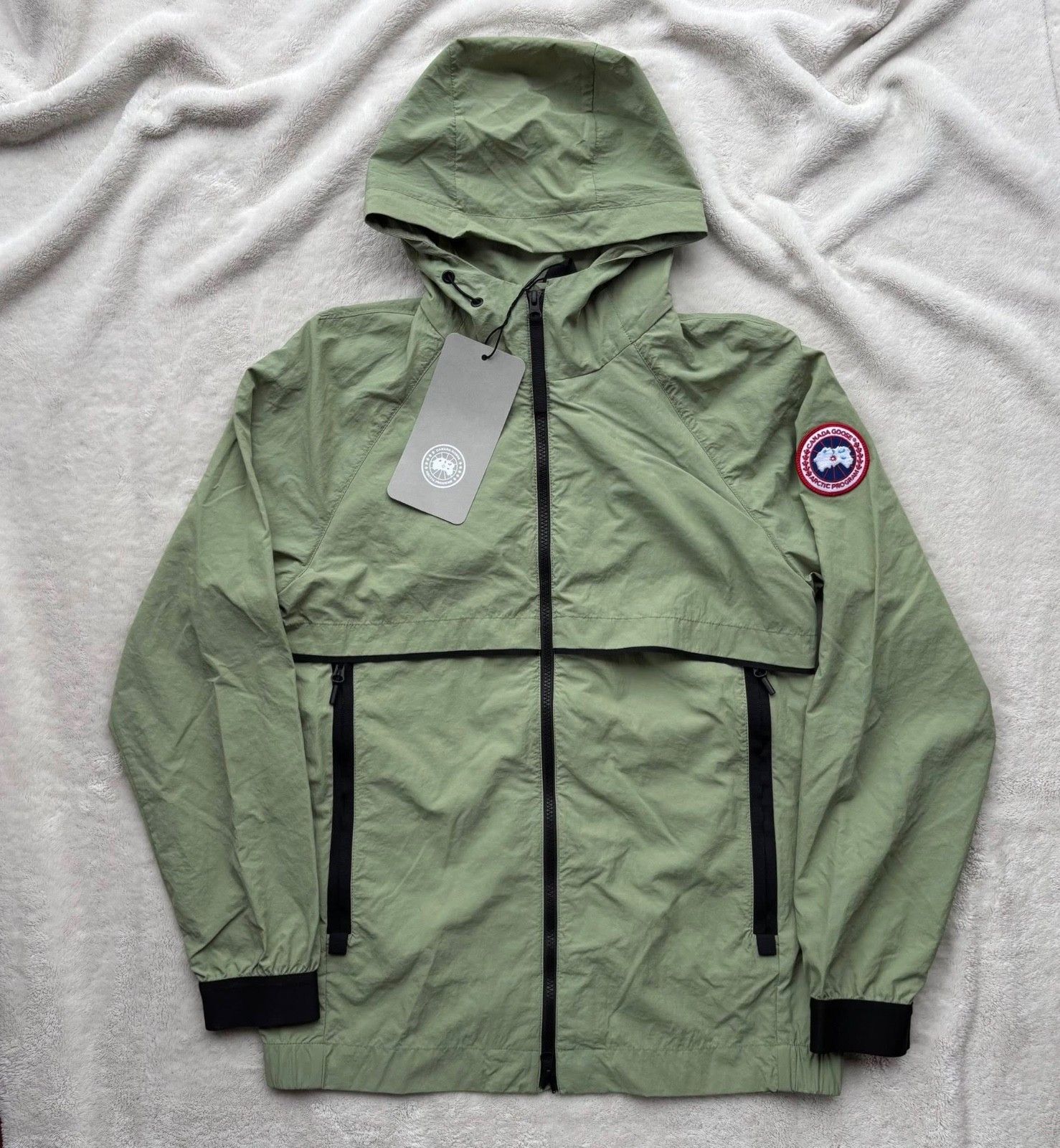 Canada Goose Cedar Green Faber Hooded Jacket - Small - $695