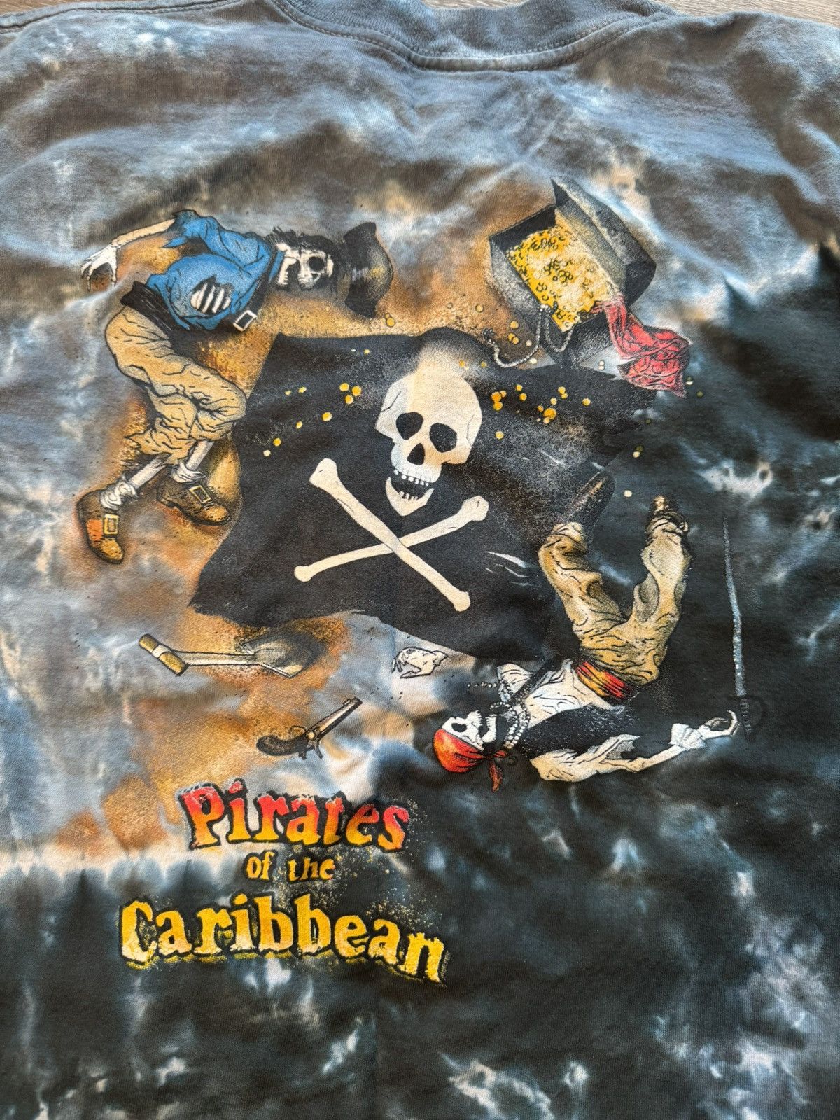 Disney × Vintage Vintage Tie Dye Pirates of the Caribbean Tee Size US S / EU 44-46 / 1 - 4 Thumbnail